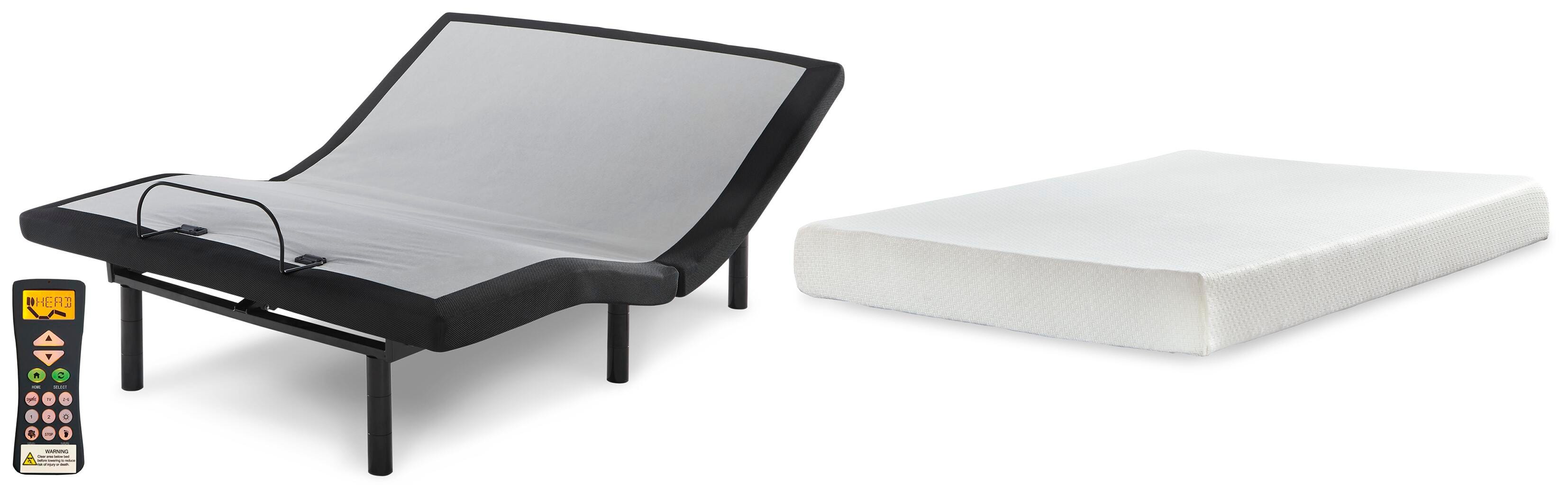 Chime 8 Inch Memory Foam King Mattress and Adjustable Base - image 1