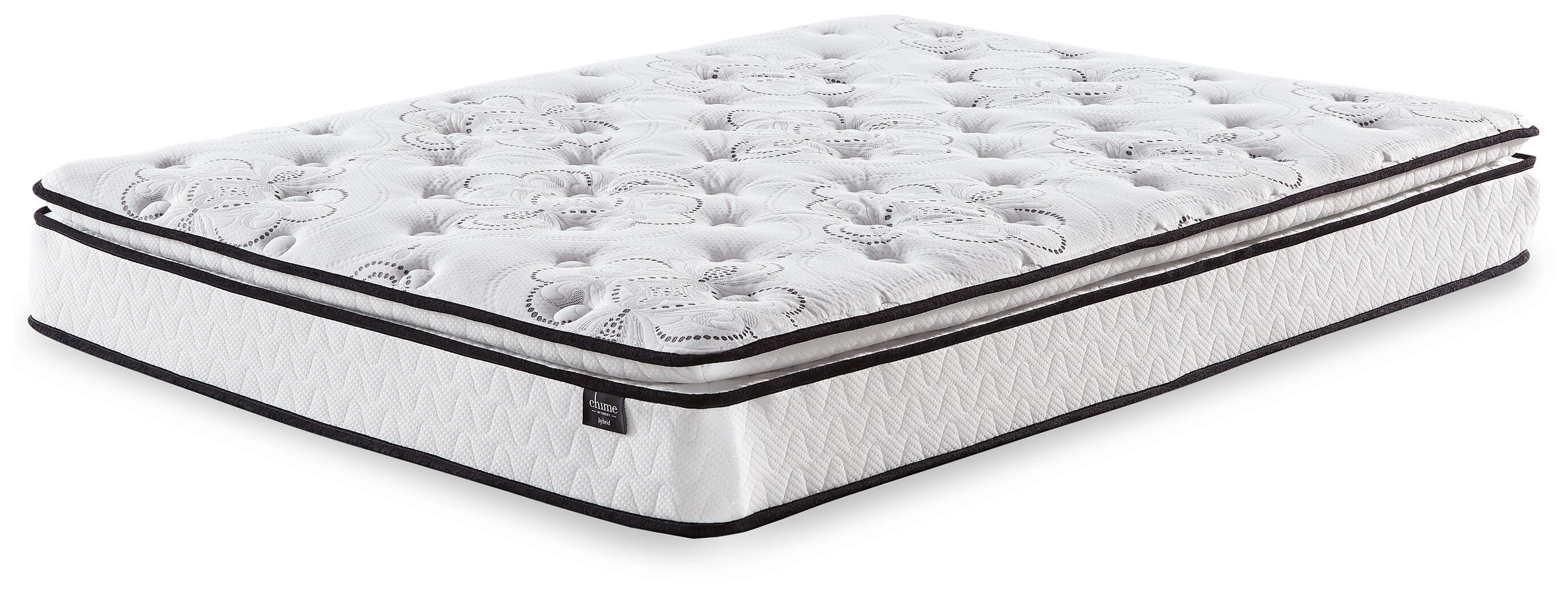10 Inch Bonnell PT Twin Mattress, White, rollover