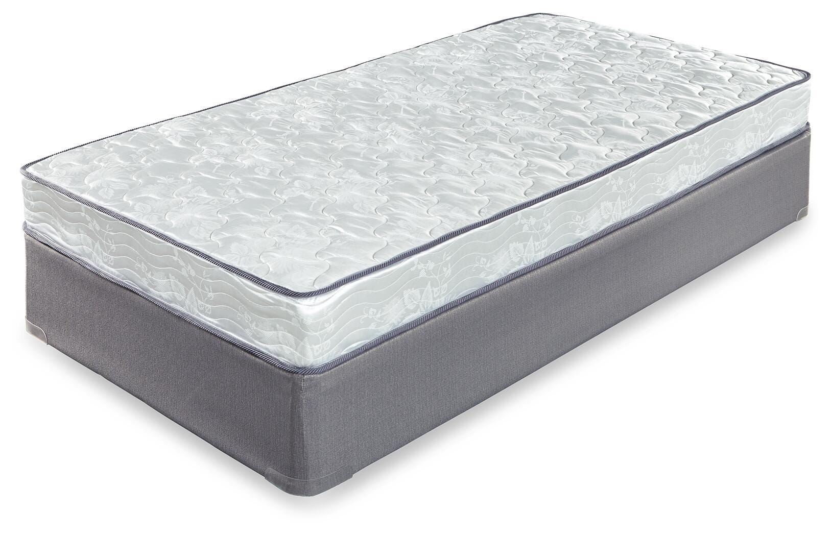 6 Inch Bonnell Queen Mattress, White, large