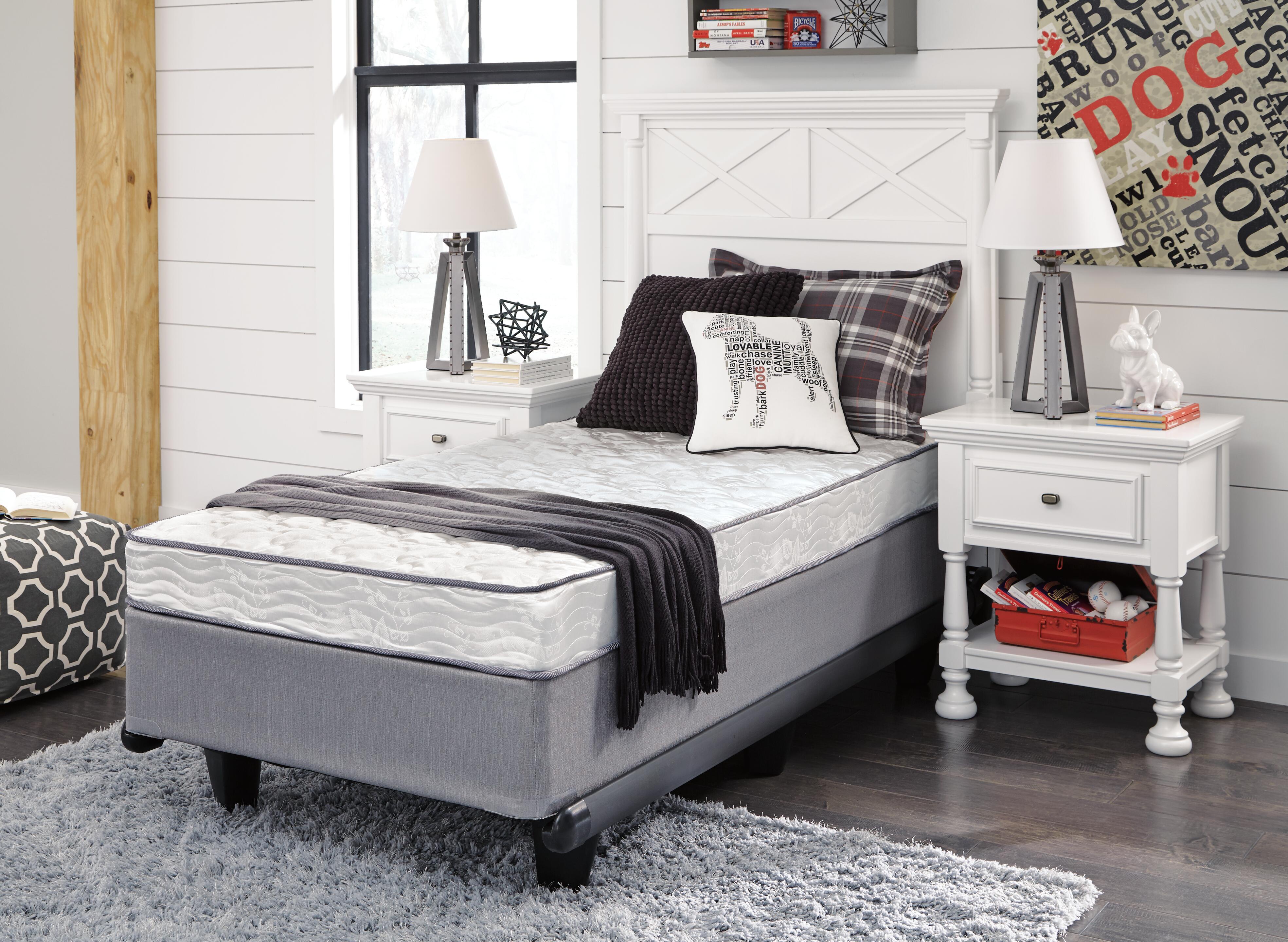 6 Inch Bonnell Queen Mattress, White, large