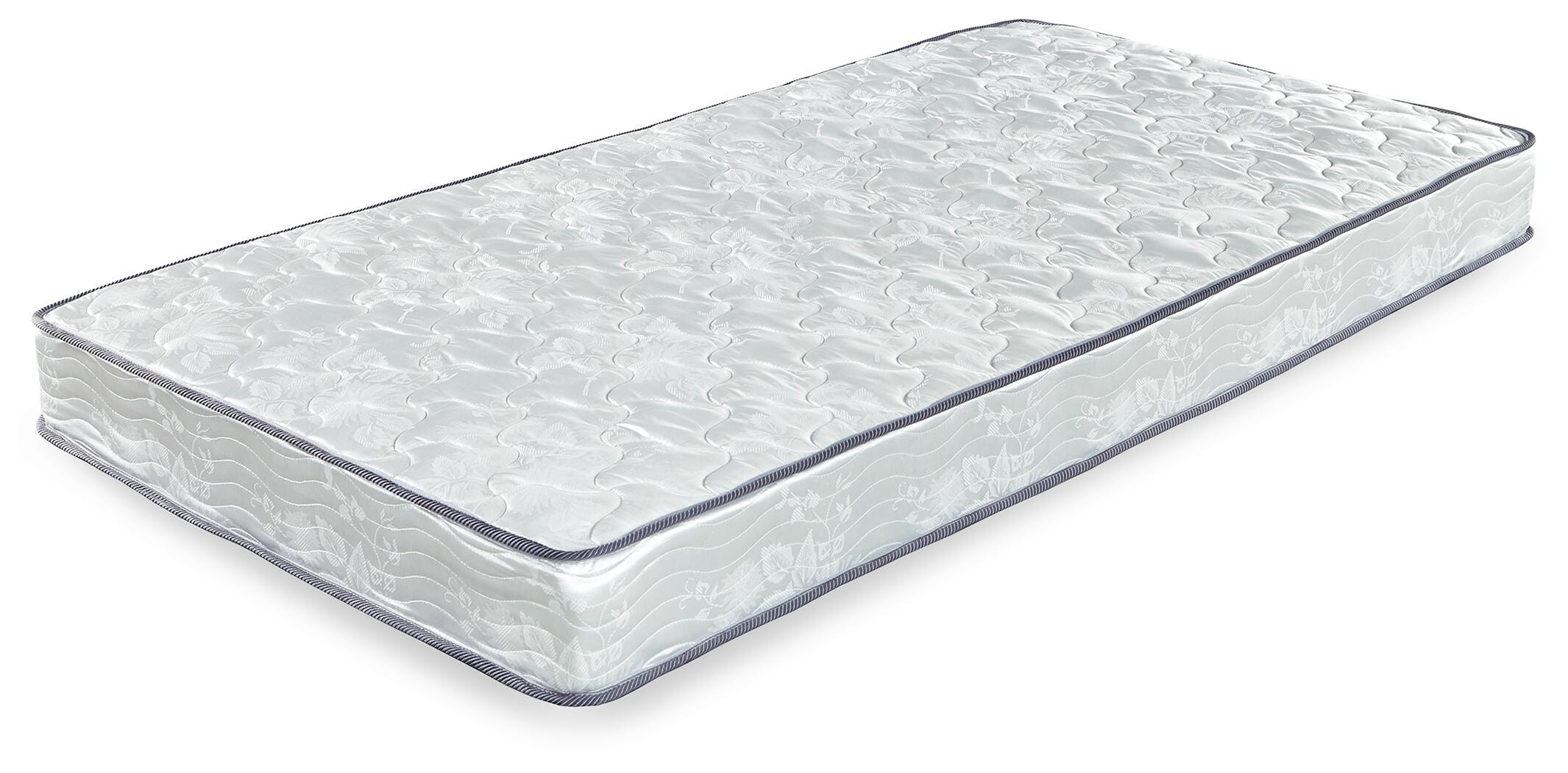 6 Inch Bonnell Queen Mattress, White, large