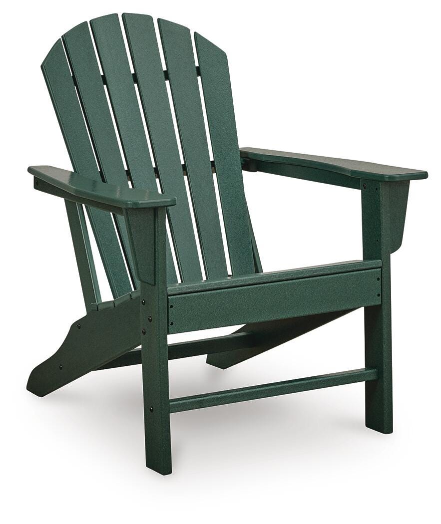 Sundown Treasure Adirondack Chair, Green, large