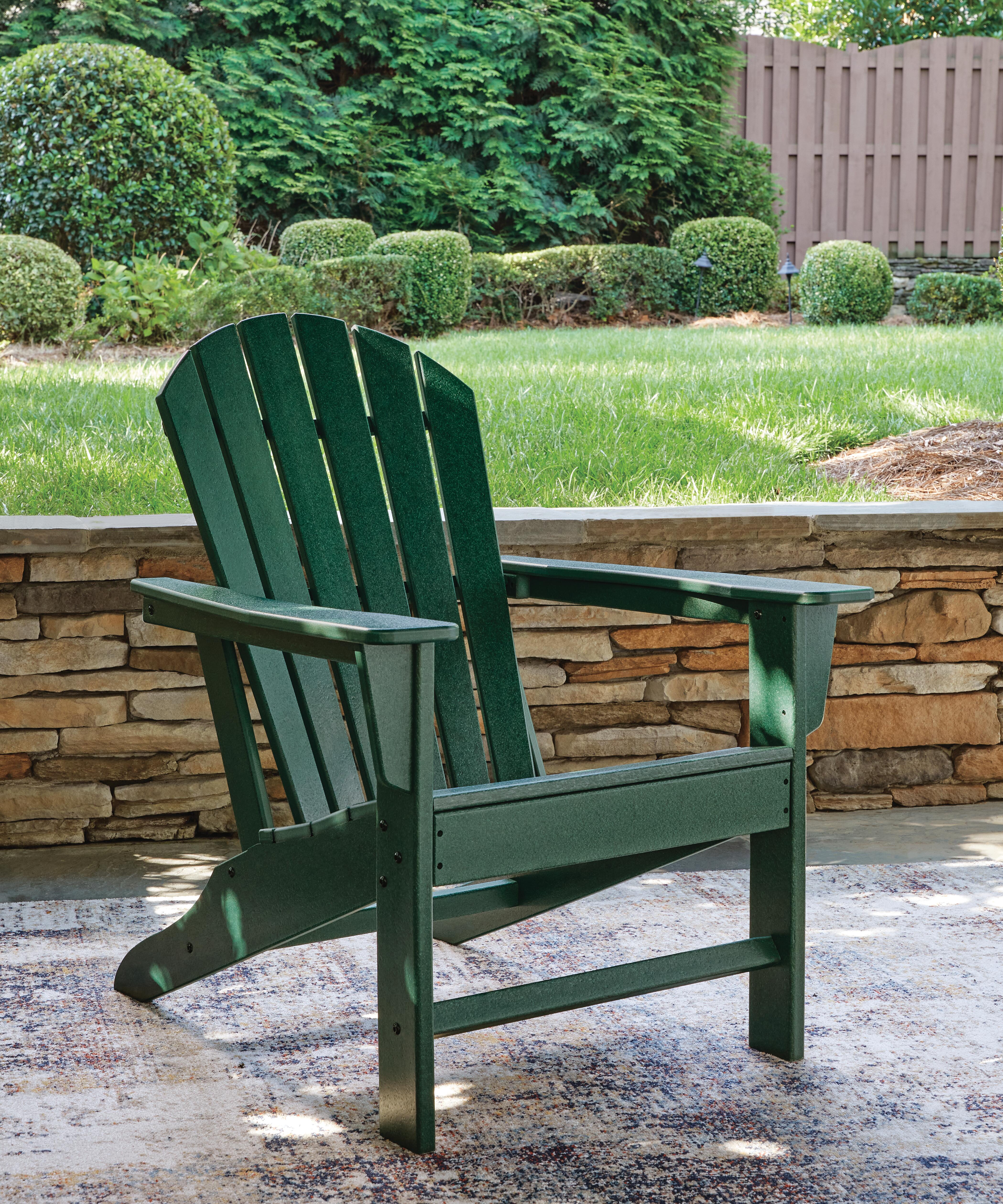 Sundown Treasure 2 Adirondack Chairs with End table, Green, large
