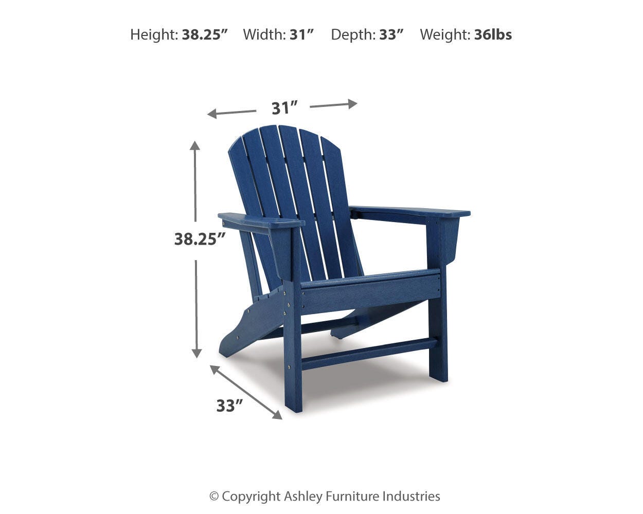 Sundown Treasure Adirondack Chair - image 7