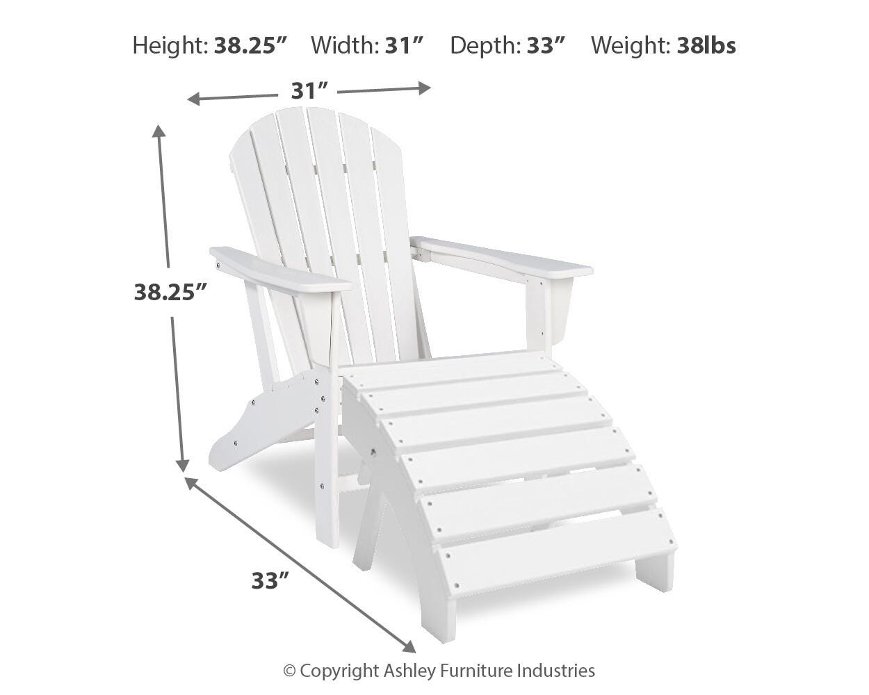 Sundown Treasure Adirondack Chair - image 4