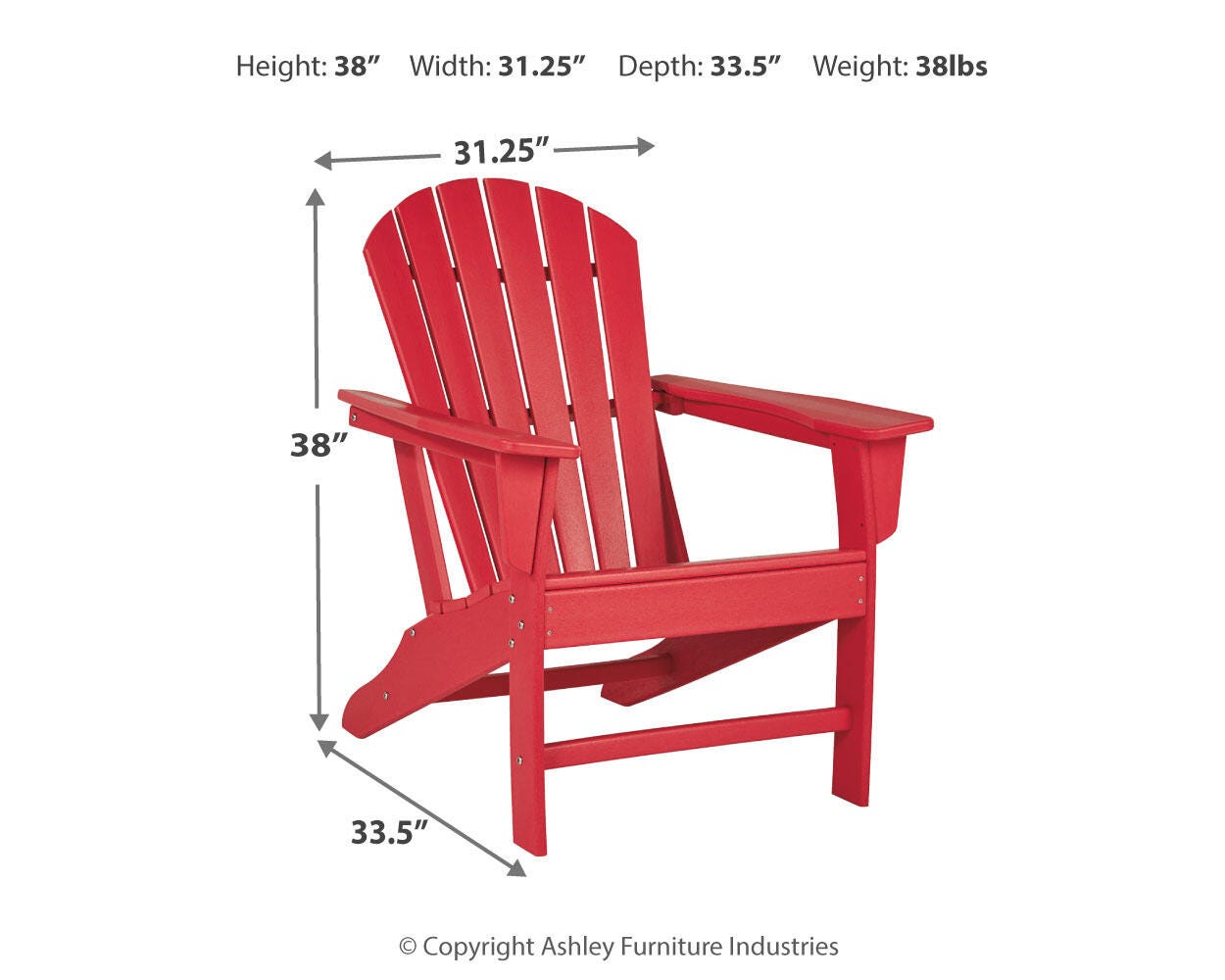 Sundown Treasure Adirondack Chair - image 4