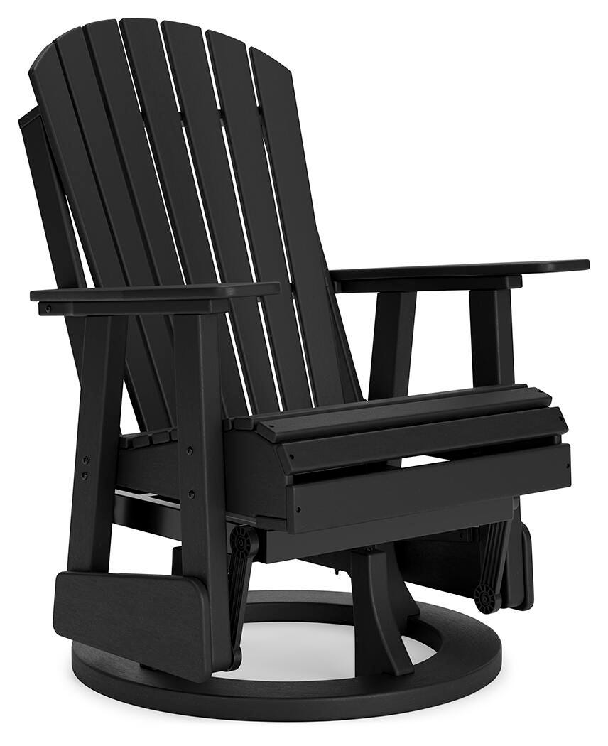 Hyland Wave Outdoor Swivel Glider Chair, Black, large