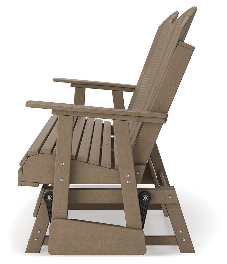 Hyland Wave Outdoor Glider Loveseat - image 8