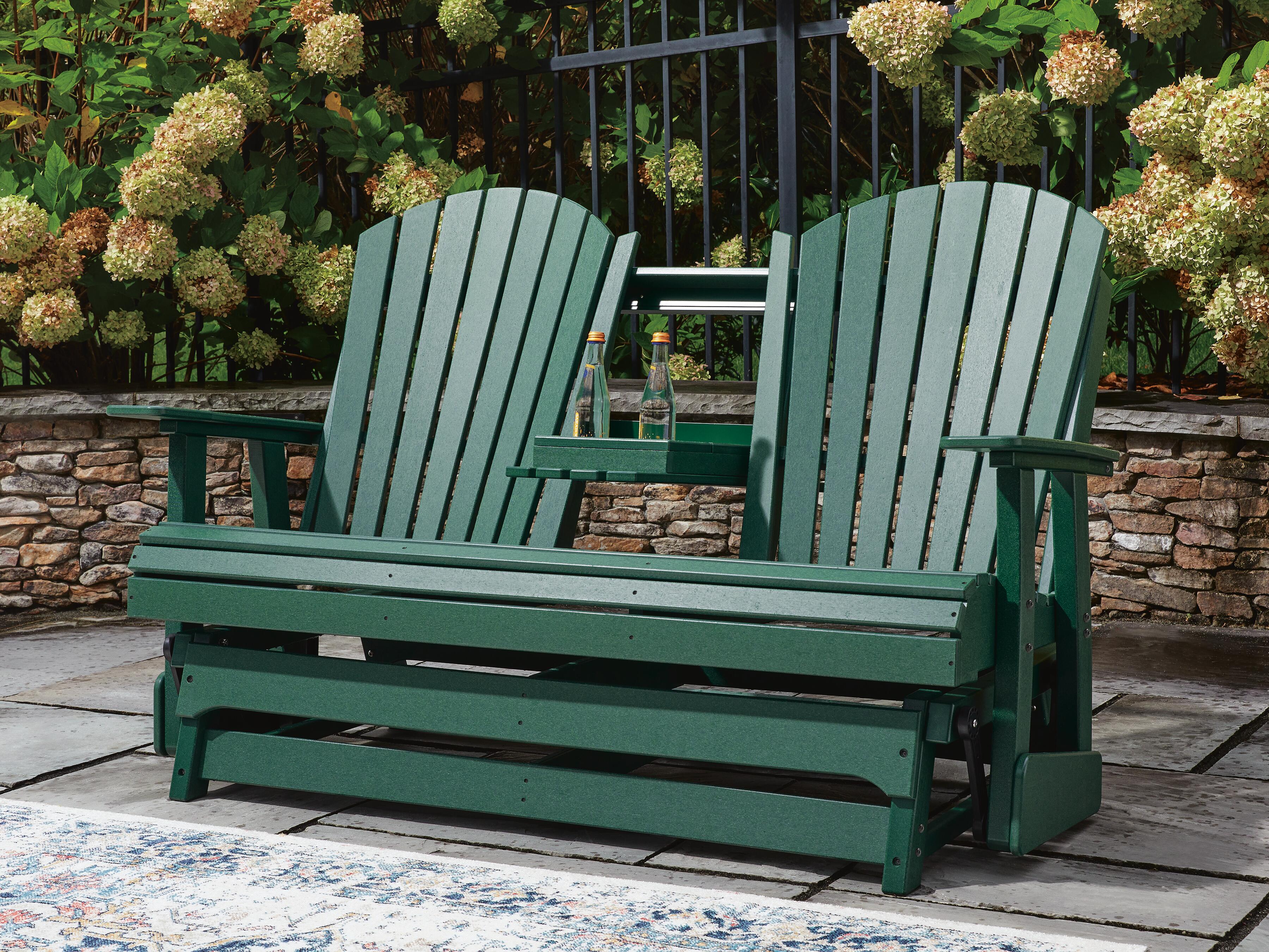 Hyland Wave Outdoor Loveseat Glider - image 7