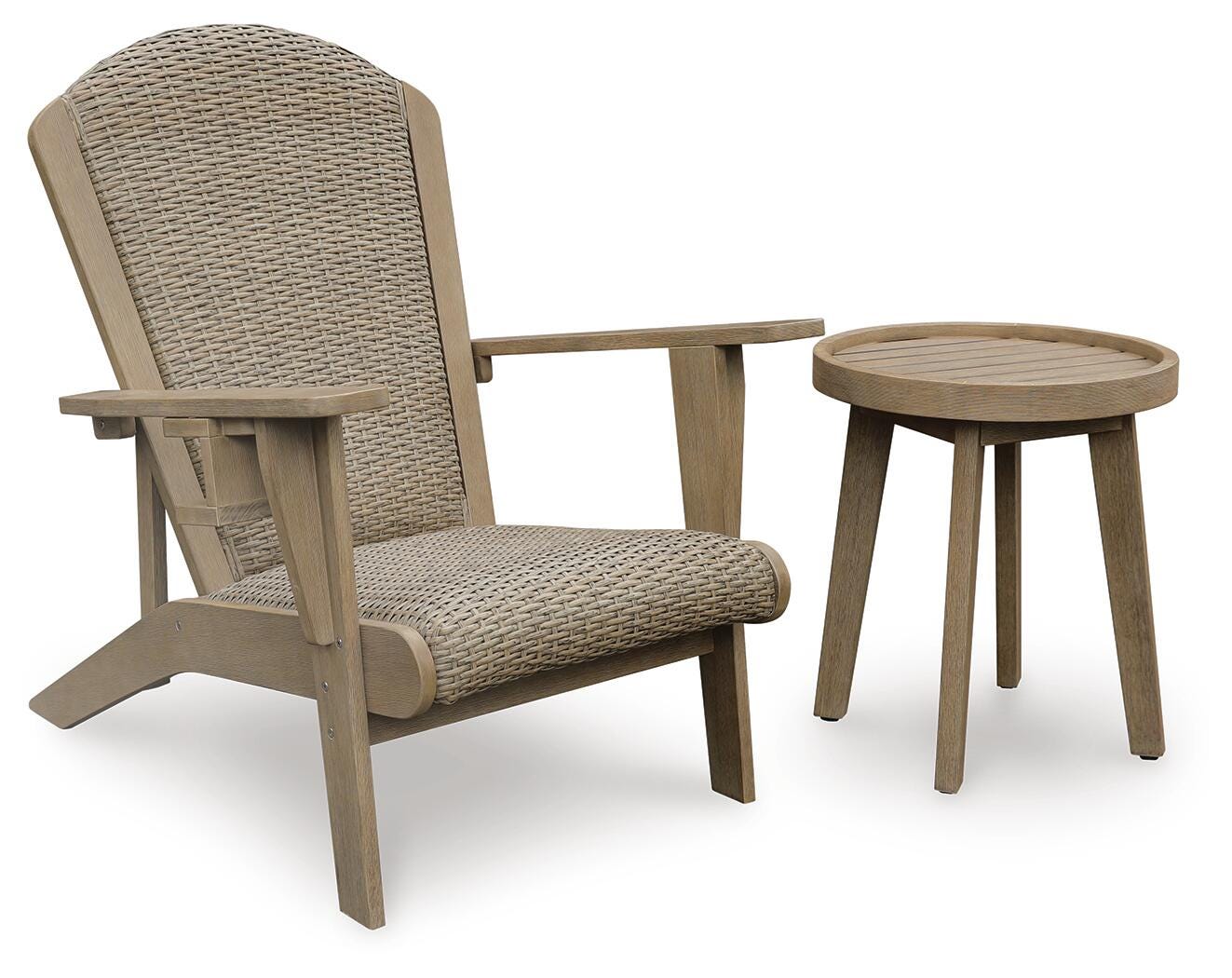 Bradstreet Bay Outdoor Adirondack Chair and End Table