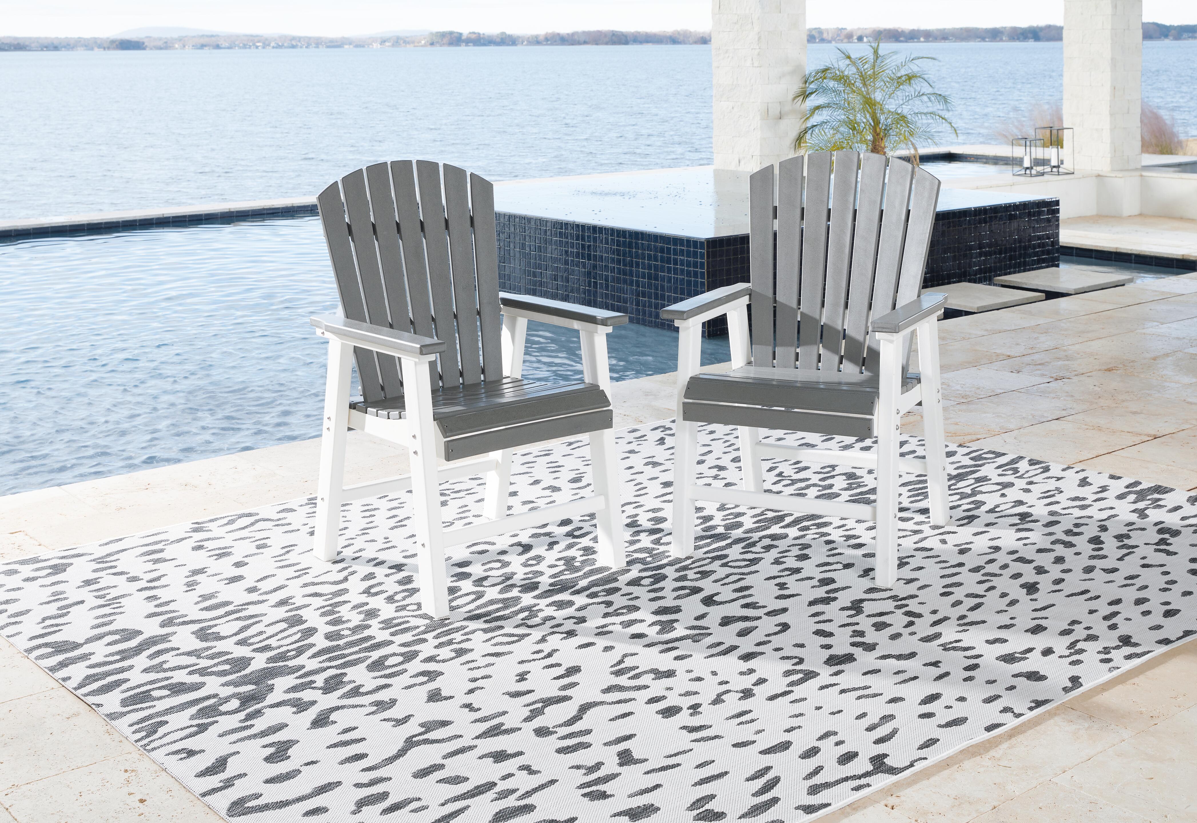 Transville Outdoor Dining Arm Chair (Set of 2), , large