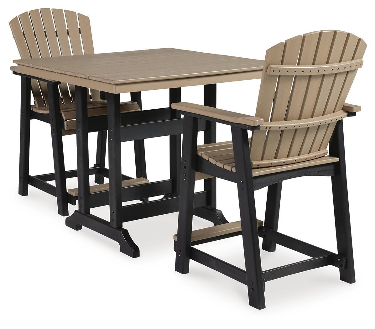 Fairen Trail Outdoor Counter Height Dining Table with 2 Barstools - image 2