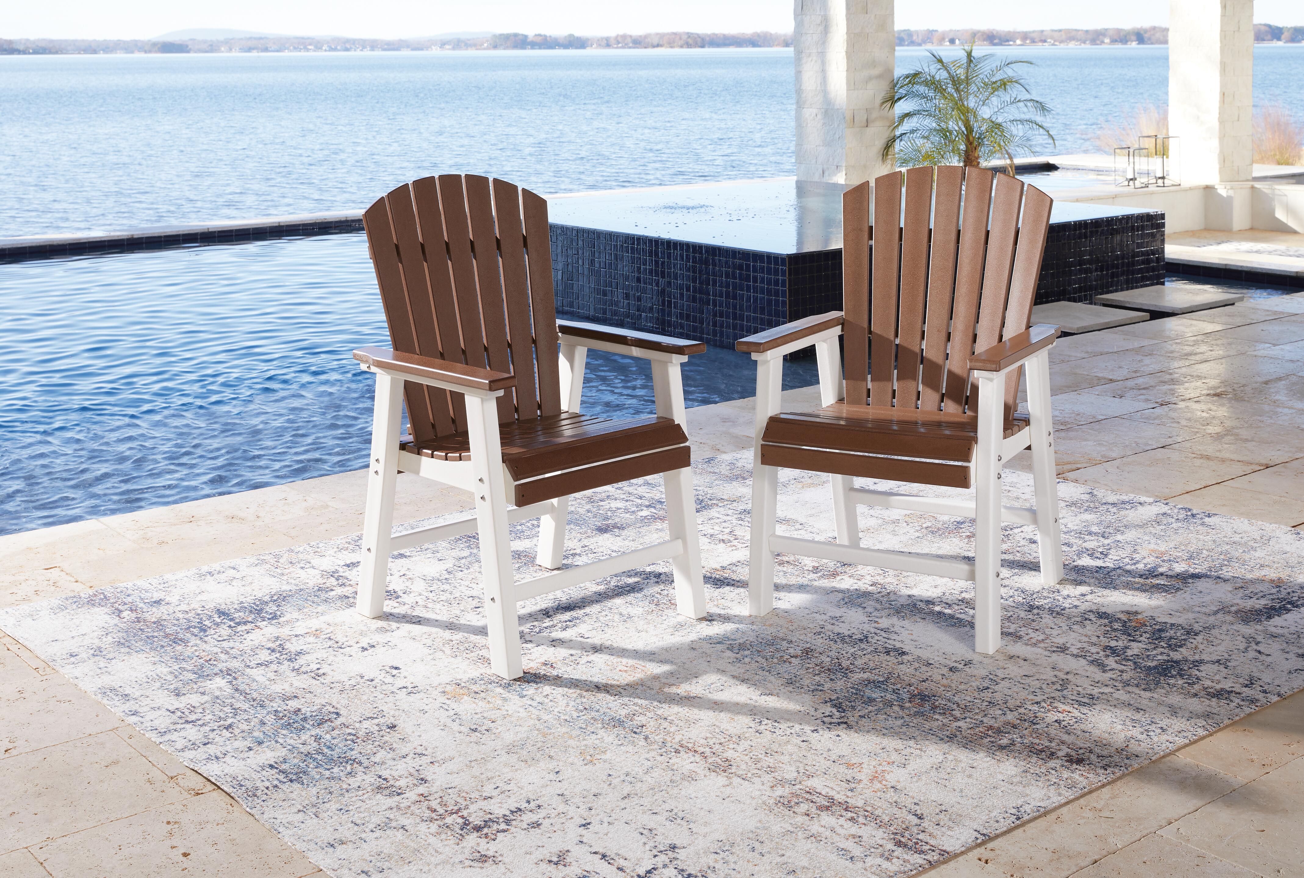 Genesis Bay Outdoor Dining Arm Chair (Set of 2), , large