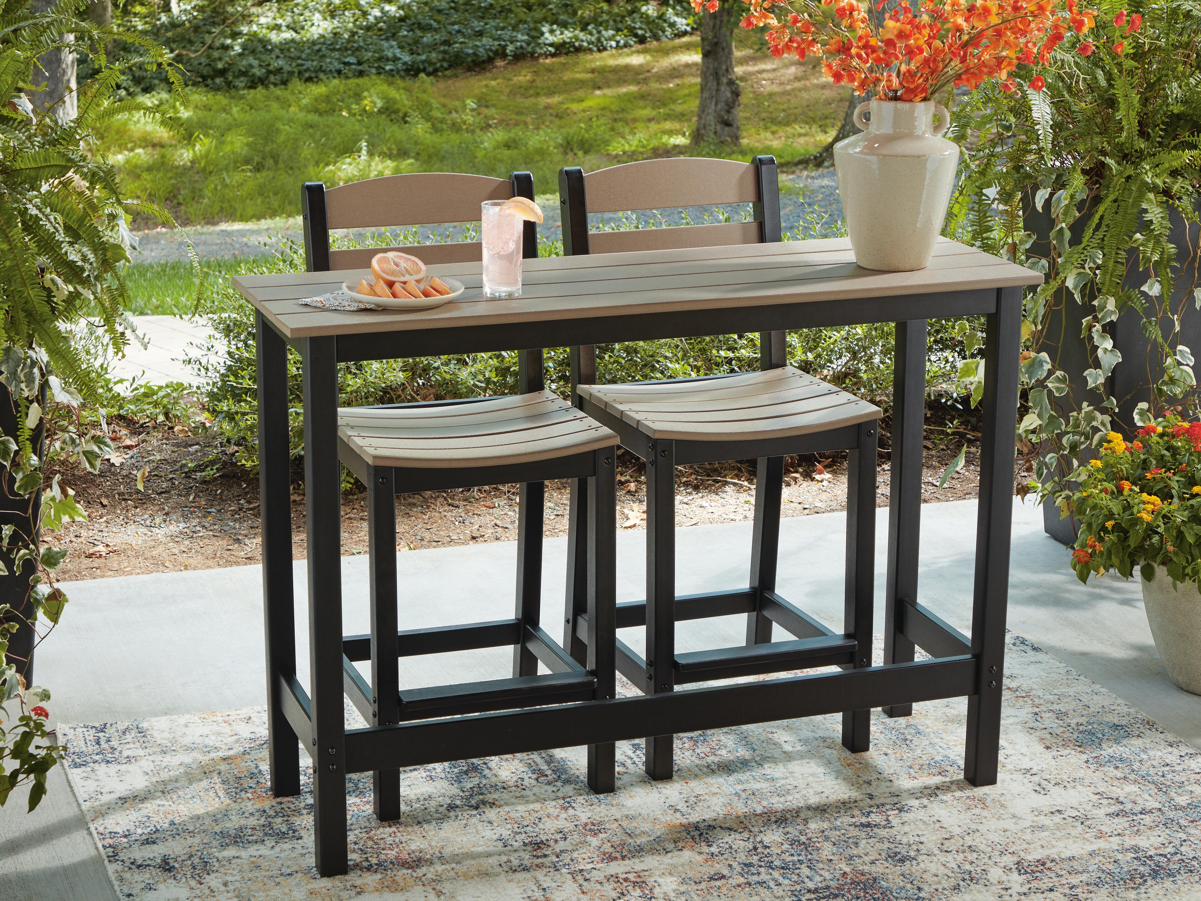 Moondance Outdoor Counter Table and 2 Barstools - image 8