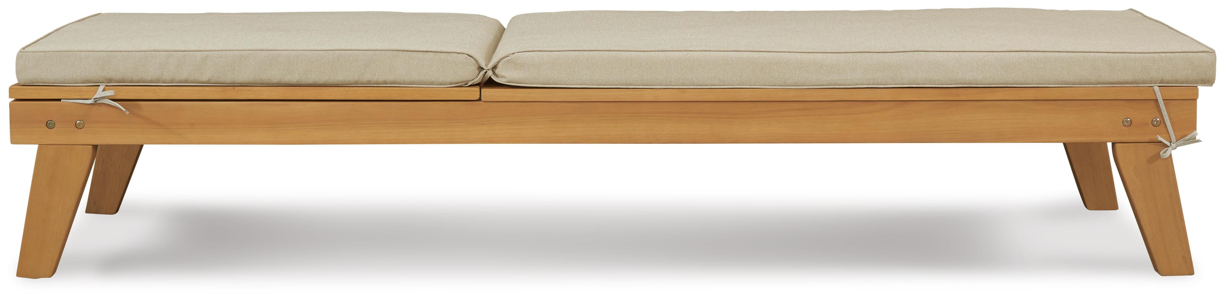 Byron Bay Chaise Lounge with Cushion, , large