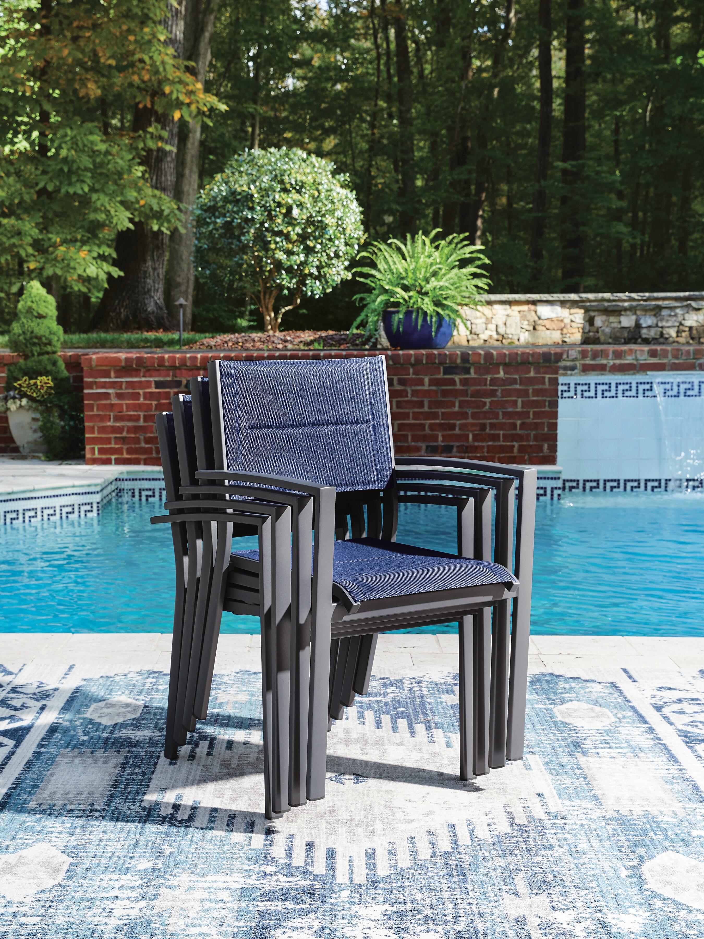 Rocky Creek Outdoor Sling Arm Chair (Set of 4) - image 5