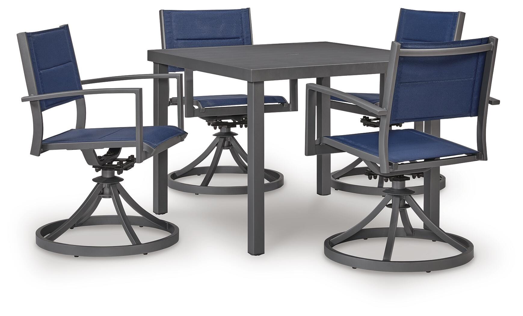 Point Bonita Outdoor Dining Table and 4 Chairs, , large