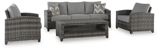 Oasis Court 4-Piece Outdoor Conversation Set