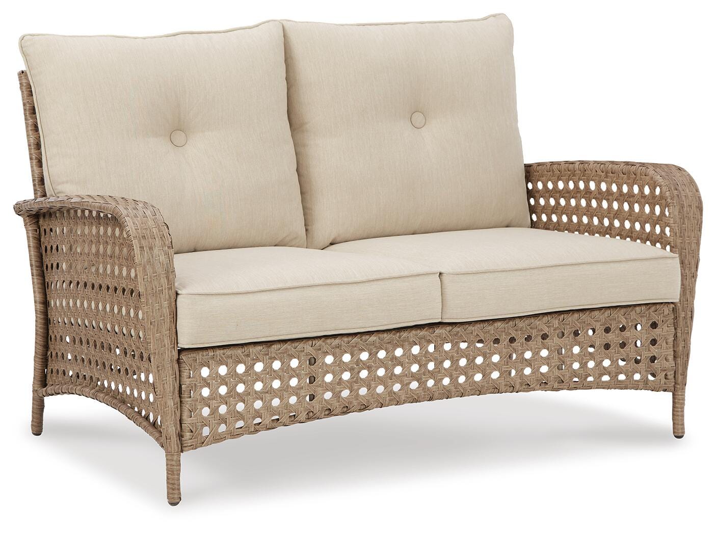 Braylee Outdoor Loveseat with Table (Set of 2) - image 3