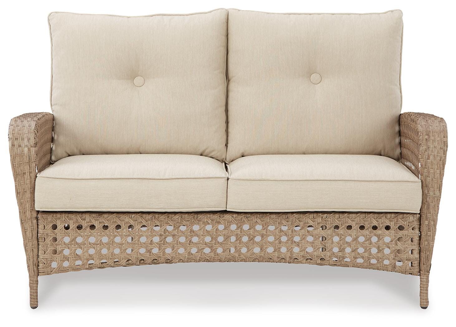 Braylee Outdoor Loveseat with Table (Set of 2) - image 5