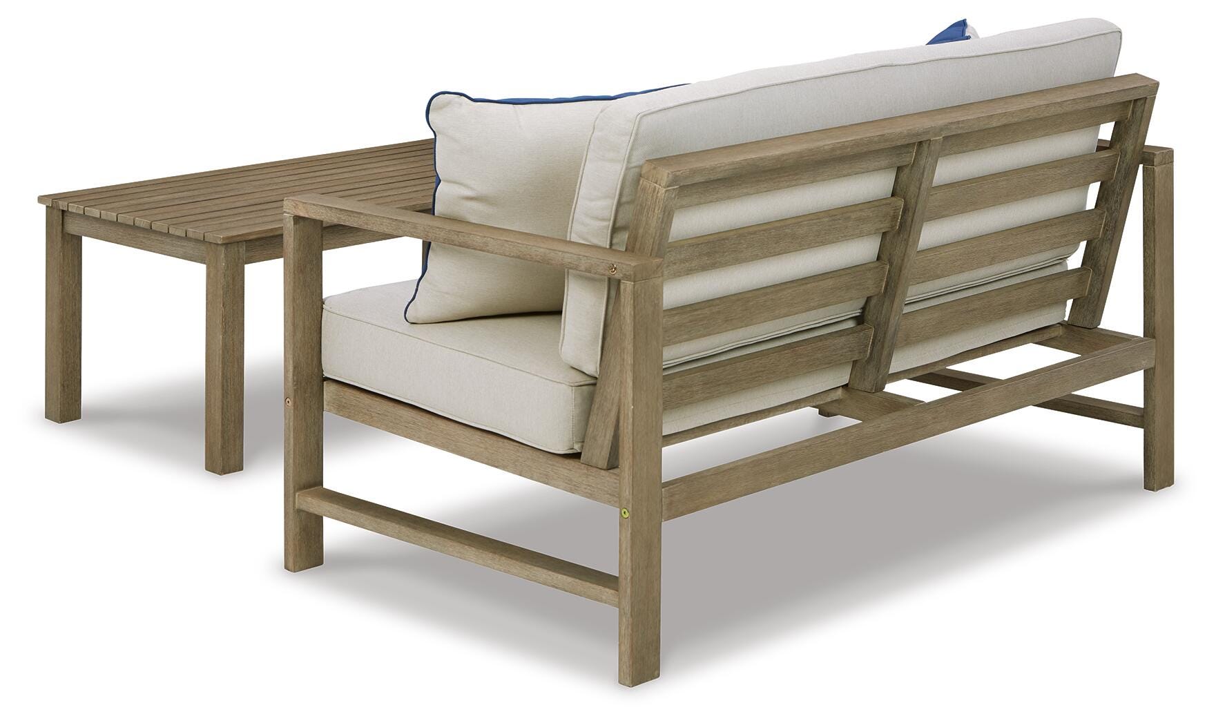 Fynnegan Outdoor Loveseat with Table (Set of 2) - image 4