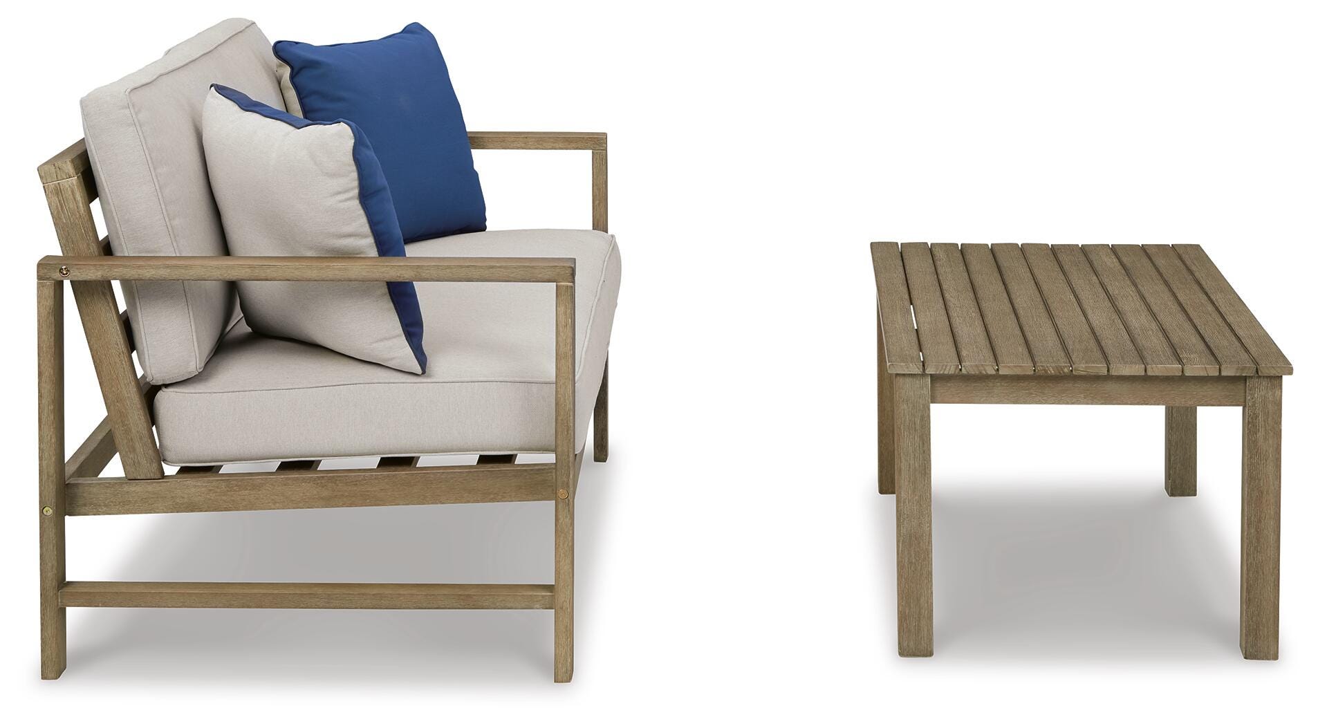 Fynnegan Outdoor Loveseat with Table (Set of 2) - image 3