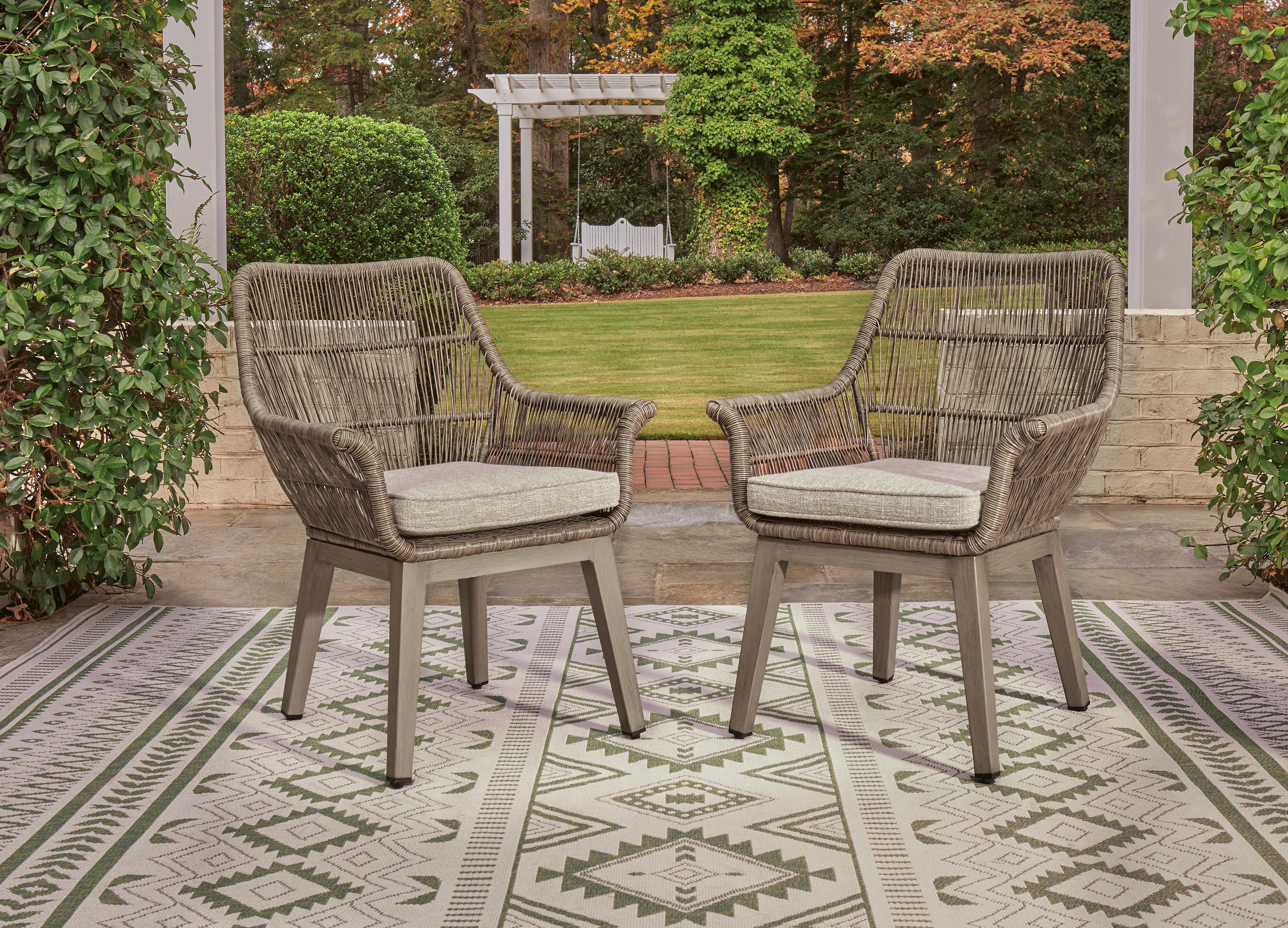 Beach Front Arm Chair with Cushion (Set of 2) - image 1