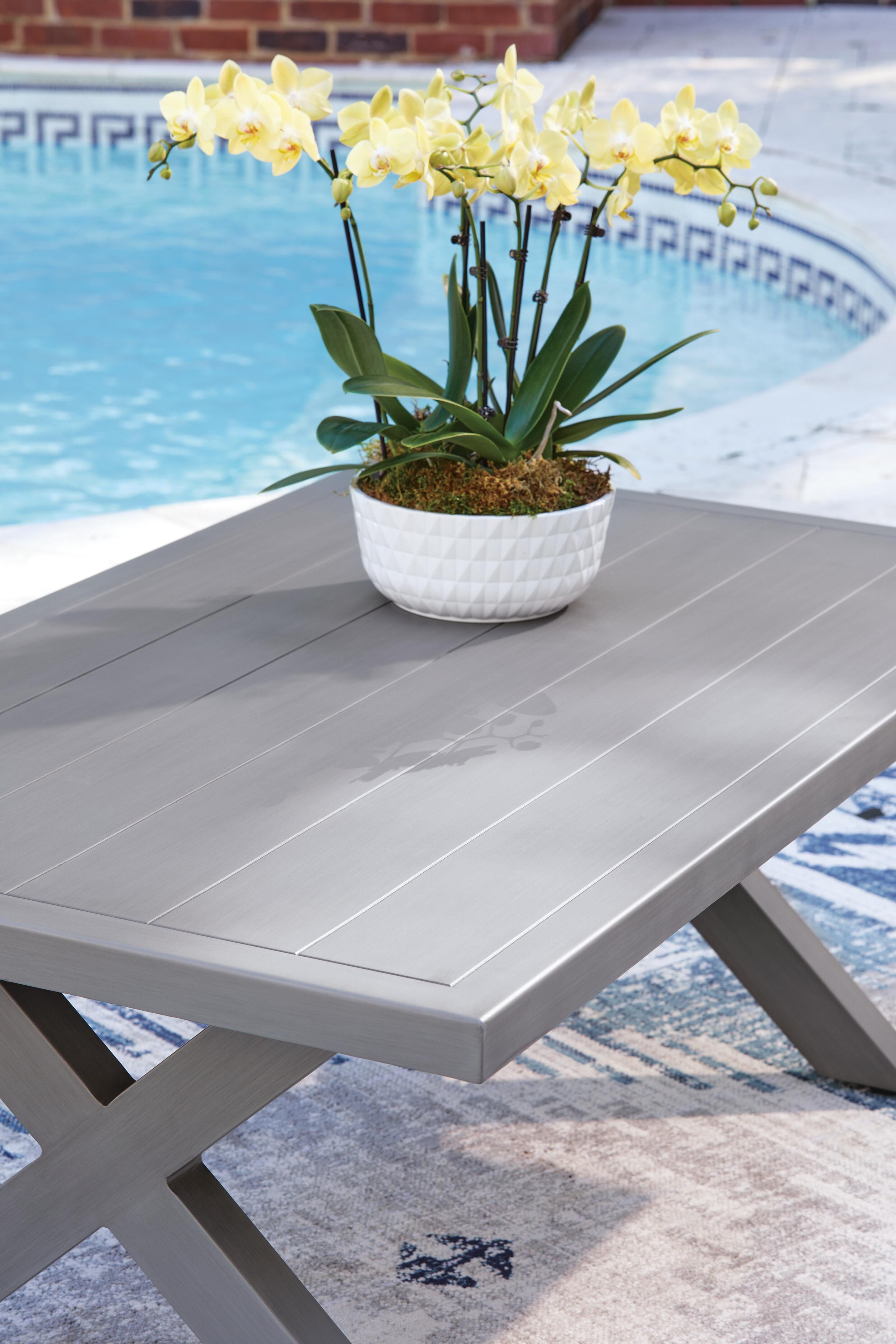 Dillon Beach Outdoor Sofa and 2 Chairs with Coffee Table, , large