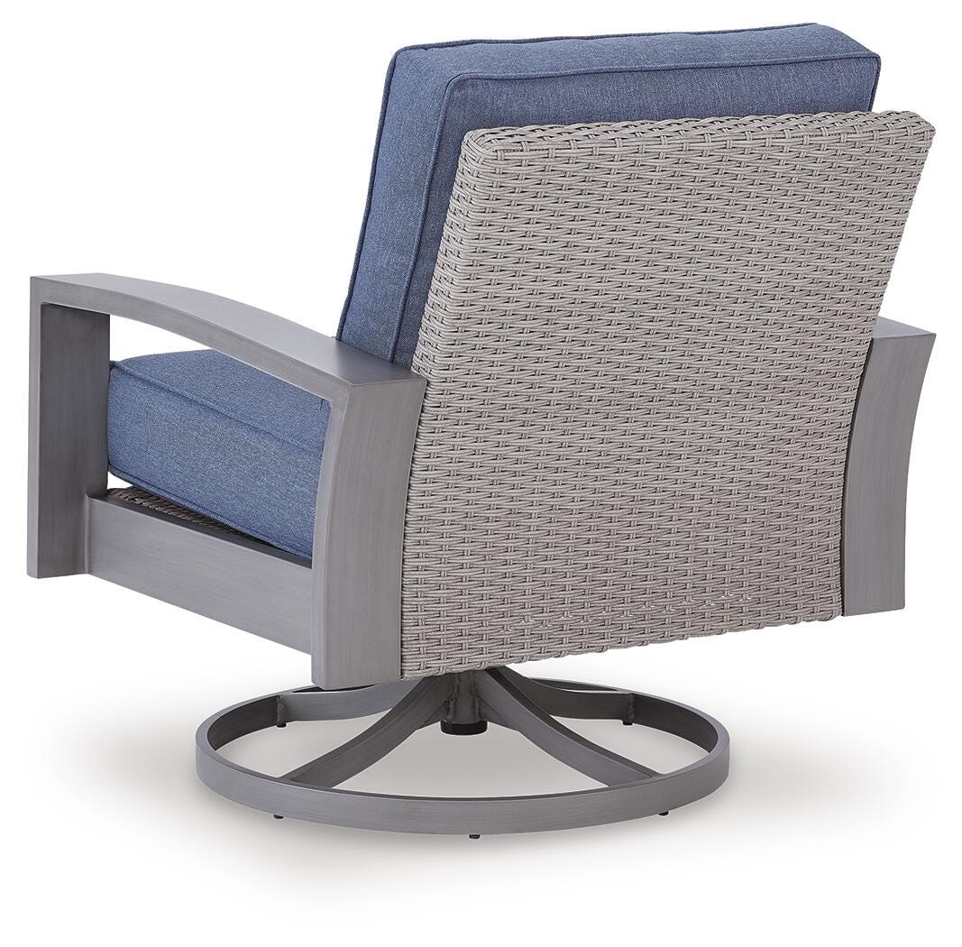 Dillon Beach Outdoor Swivel Lounge Chair with Cushion - image 4