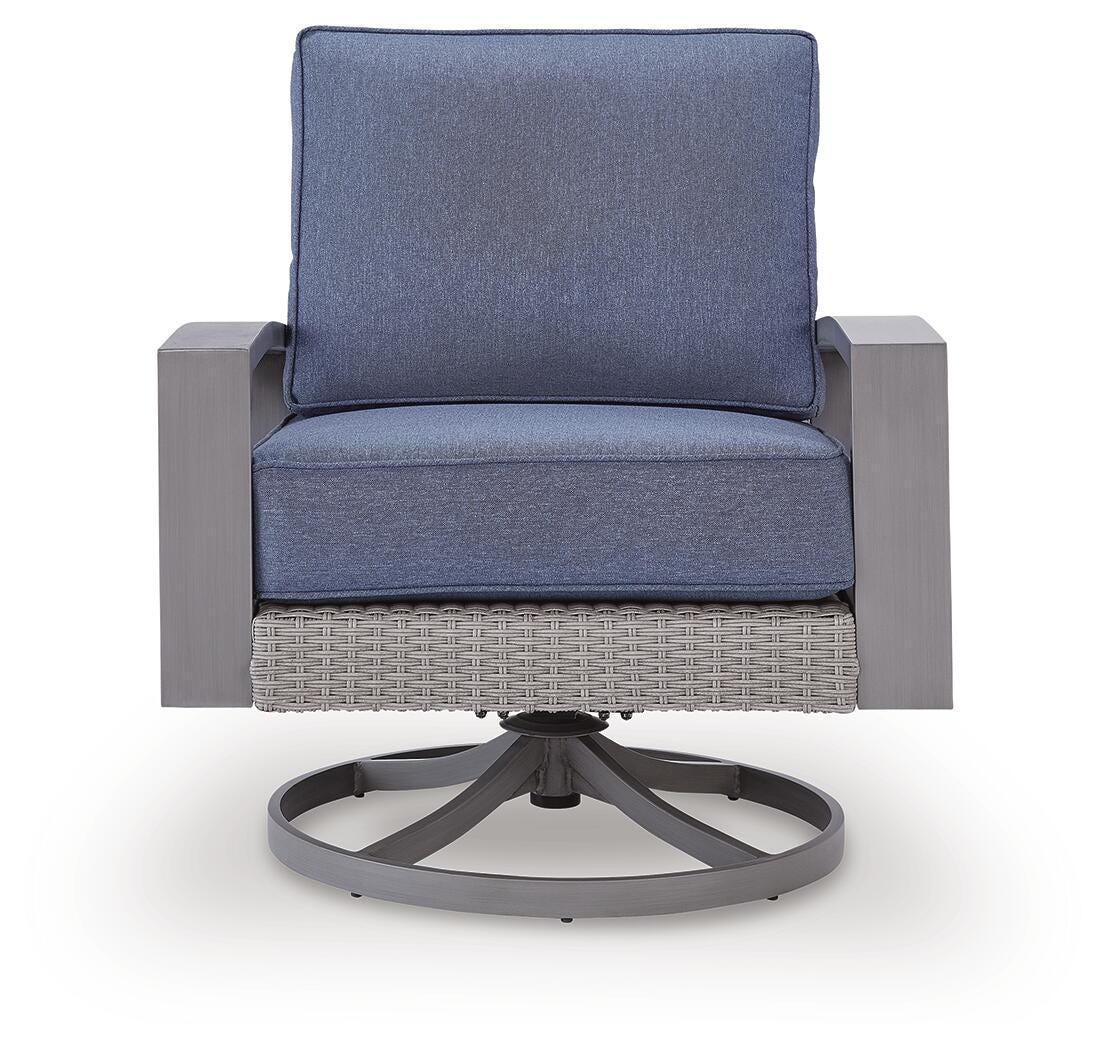 Dillon Beach Outdoor Swivel Lounge Chair with Cushion - image 3