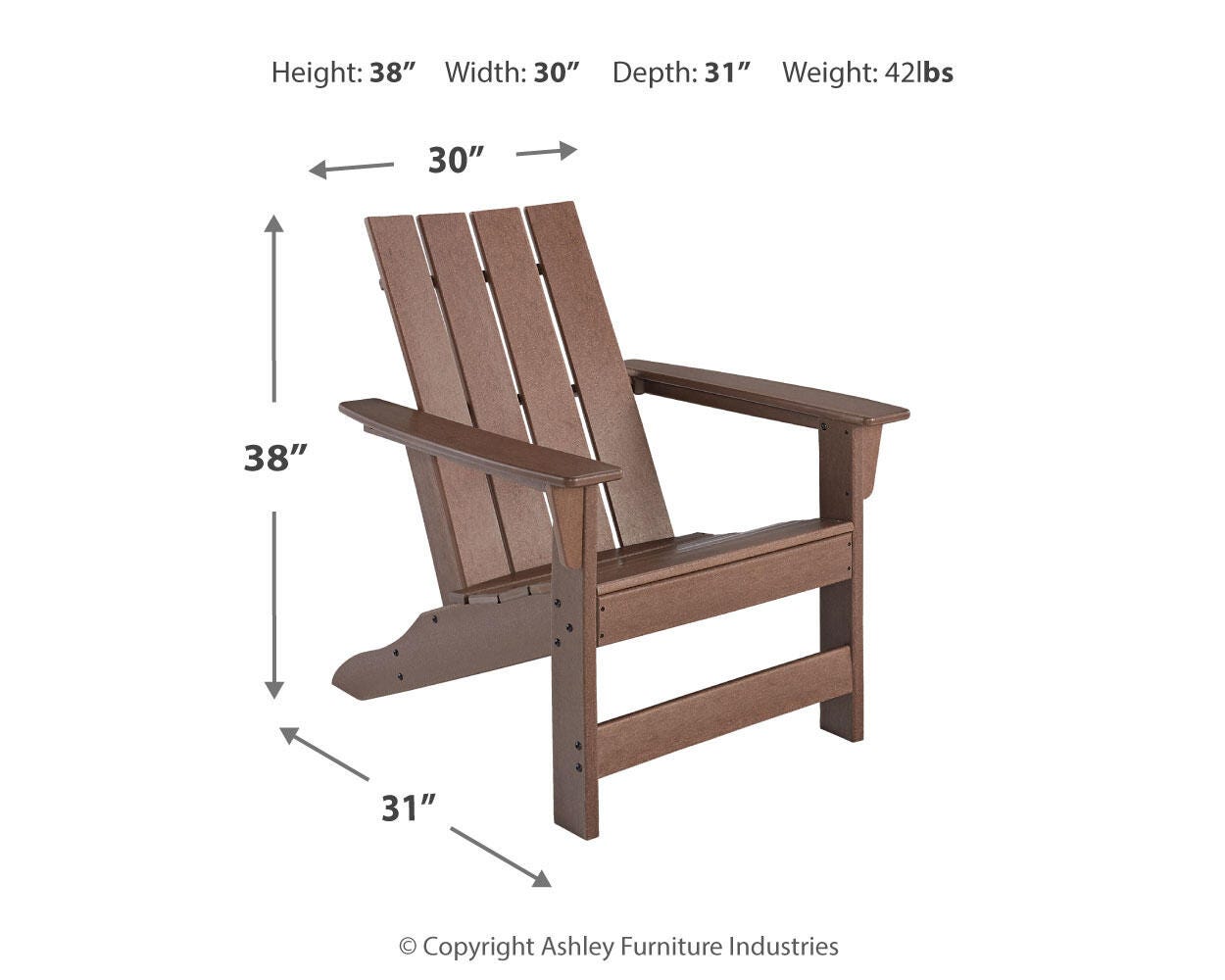 Silla Adirondack Emmeline - image 6