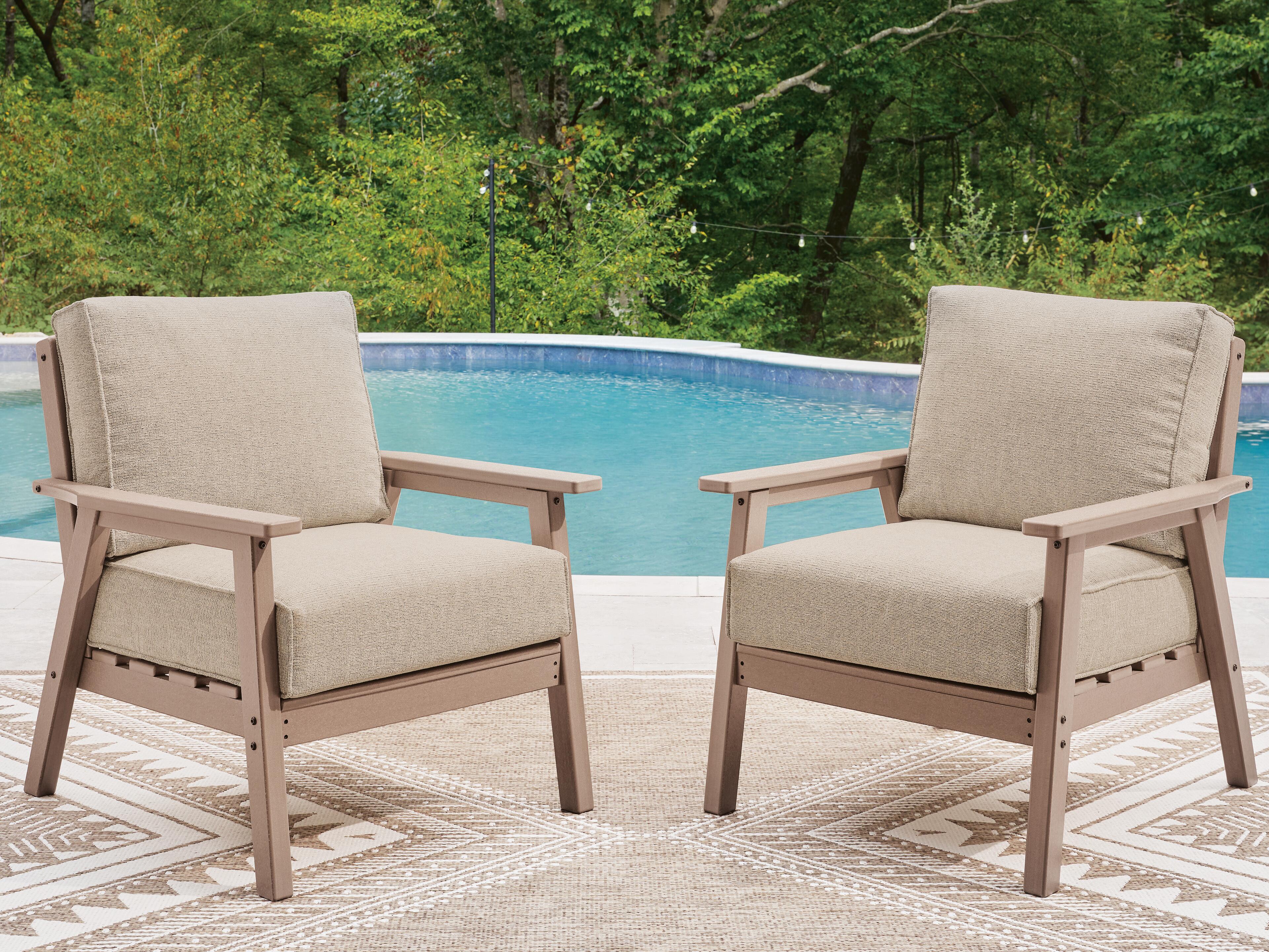 Cliffs Beach Outdoor Lounge Chair with Cushion (Set of 2) - image 1