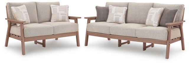 Cliffs Beach Outdoor Sofa and Loveseat