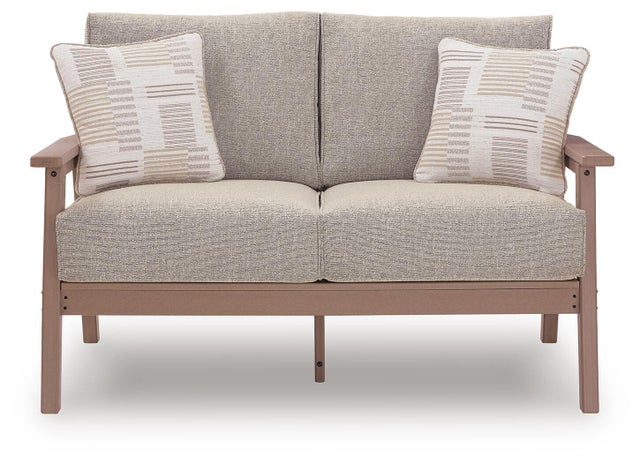 Cliffs Beach Outdoor Loveseat with Cushion