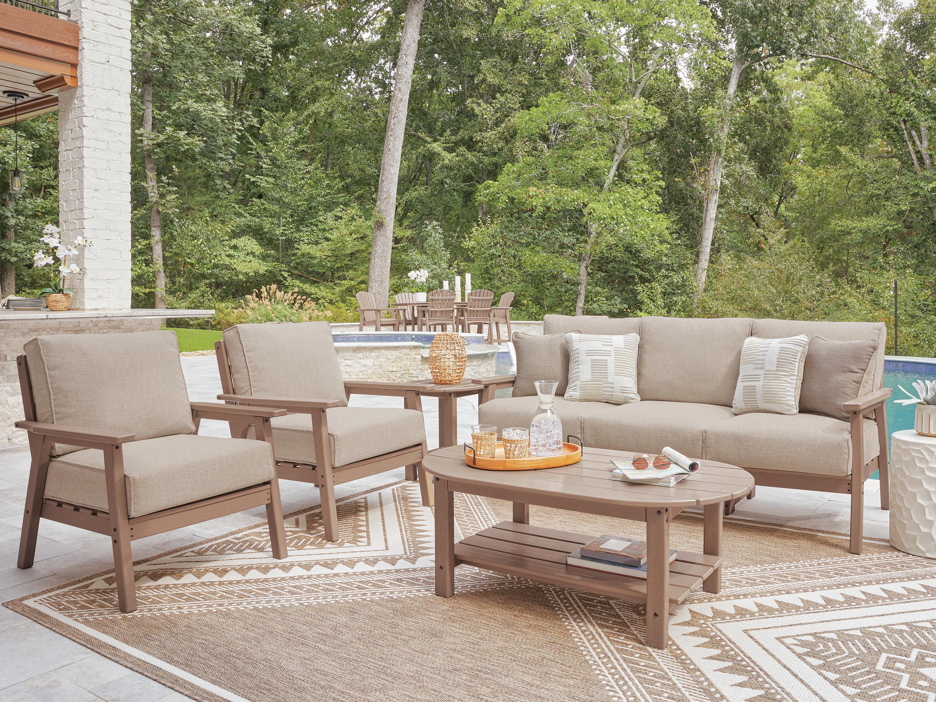 Cliffs Beach Outdoor Sofa with 2 Lounge Chairs, , rollover