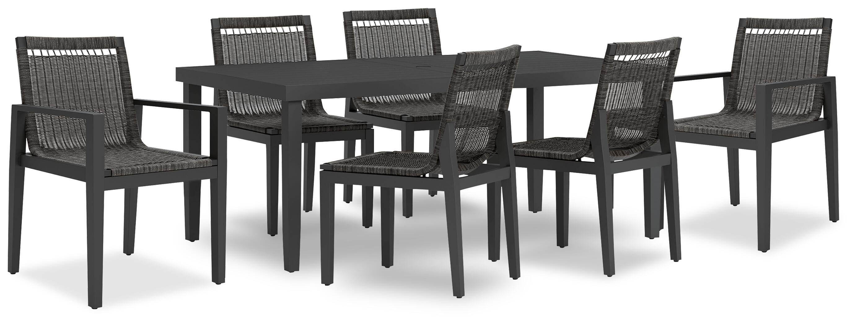 Maroska Outdoor Dining Table and 6 Chairs, , large