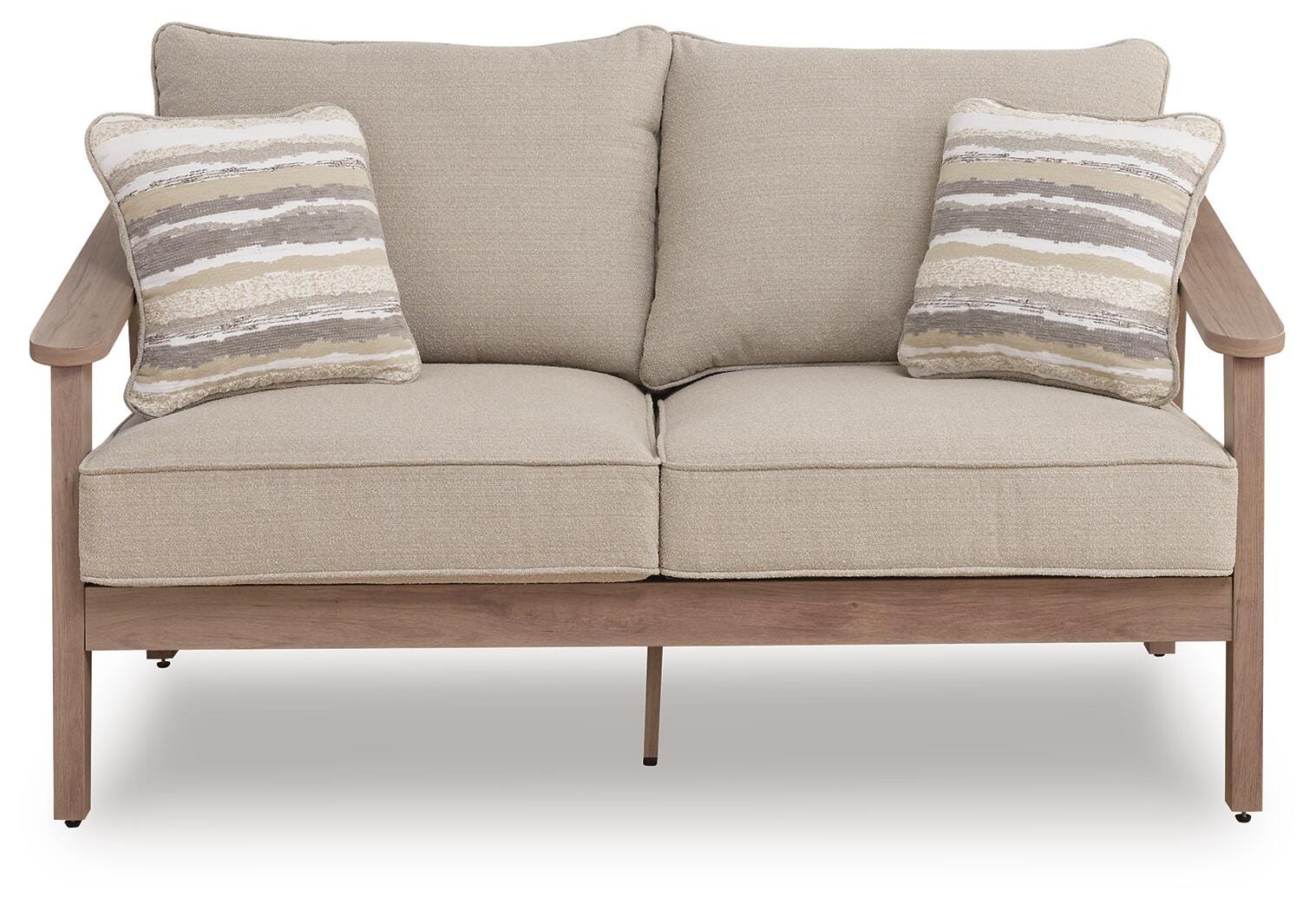 Francis Beach Outdoor Loveseat with Cushion - image 3