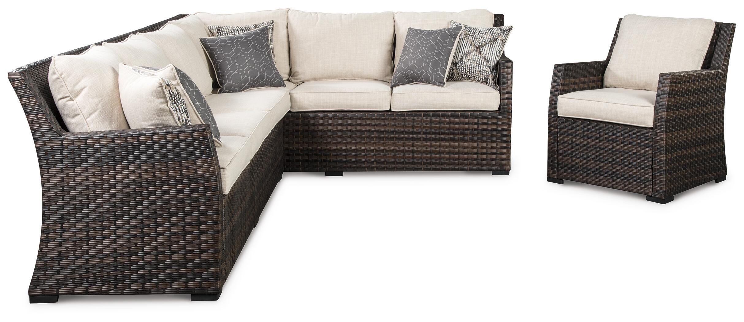 Easy Isle 3-Piece Sofa Sectional/Chair with Cushion - image 4