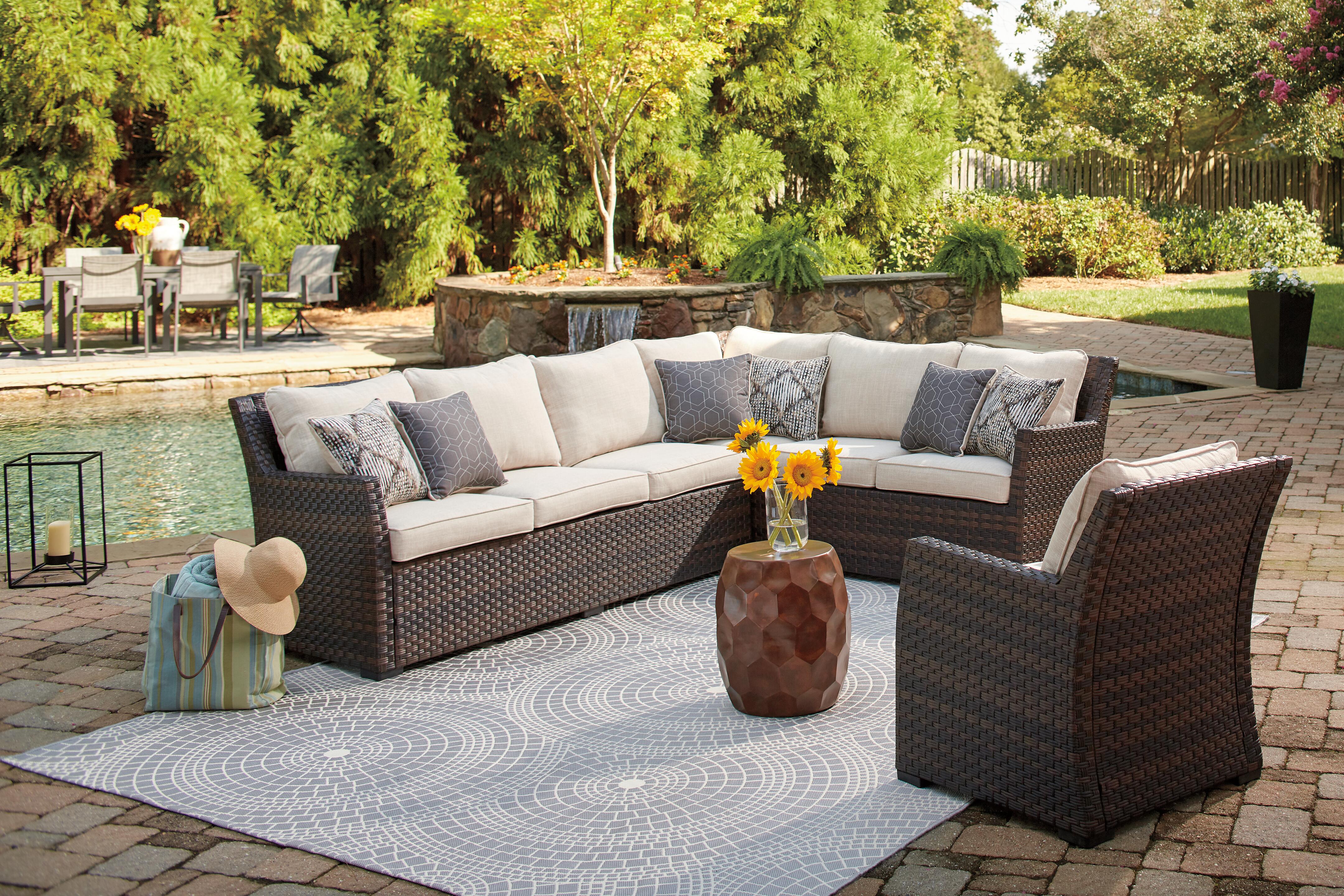 Easy Isle 3-Piece Sofa Sectional/Chair with Cushion - image 1