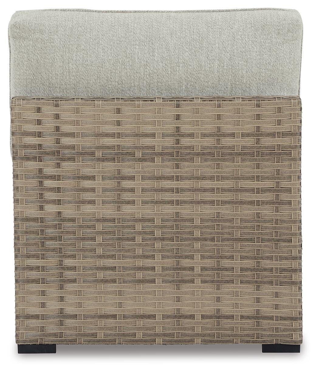 Calworth Outdoor Armless Chair with Cushion (Set of 2) - image 5