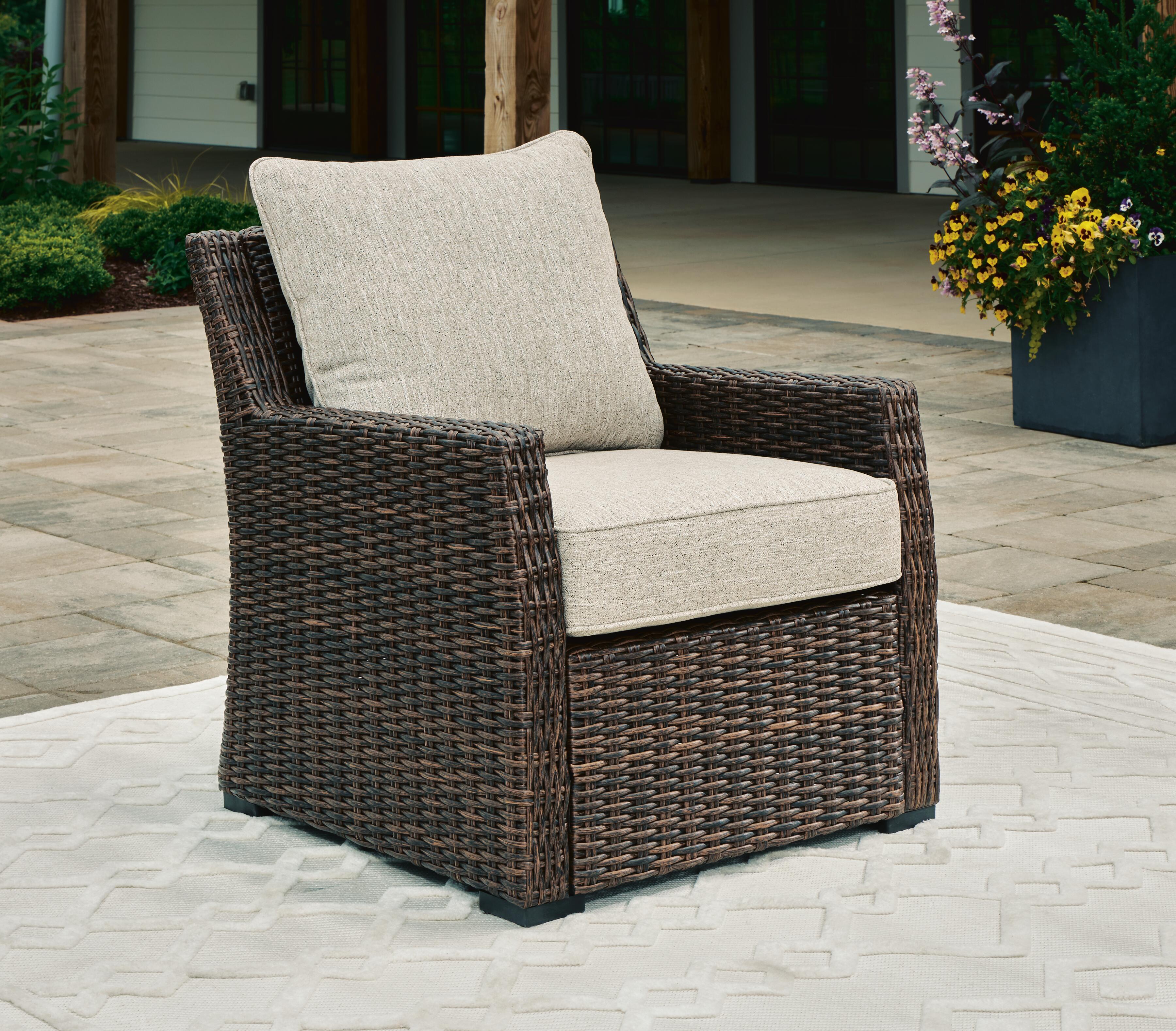 Brook Ranch Outdoor Lounge Chair with Cushion - image 1