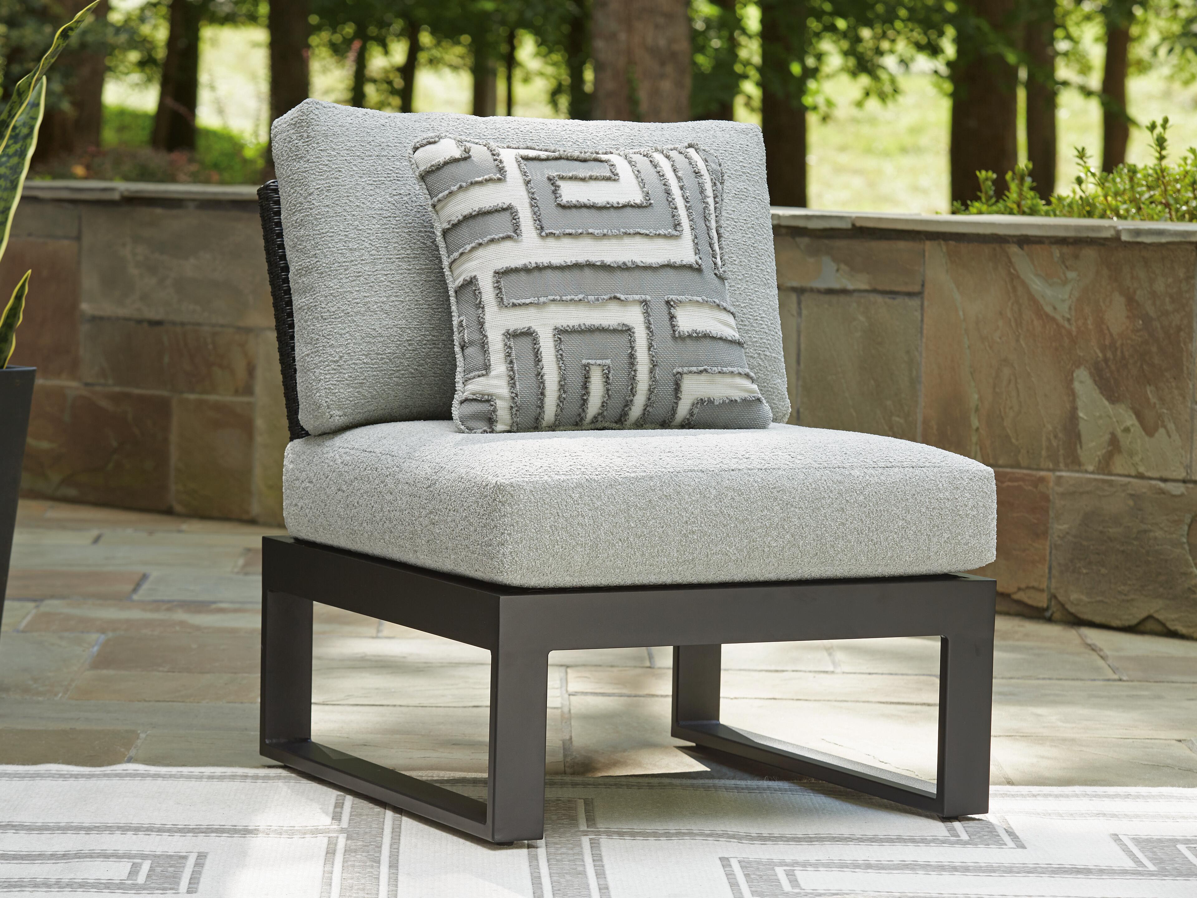 Beachloft Outdoor Armless Chair with Cushion - image 1