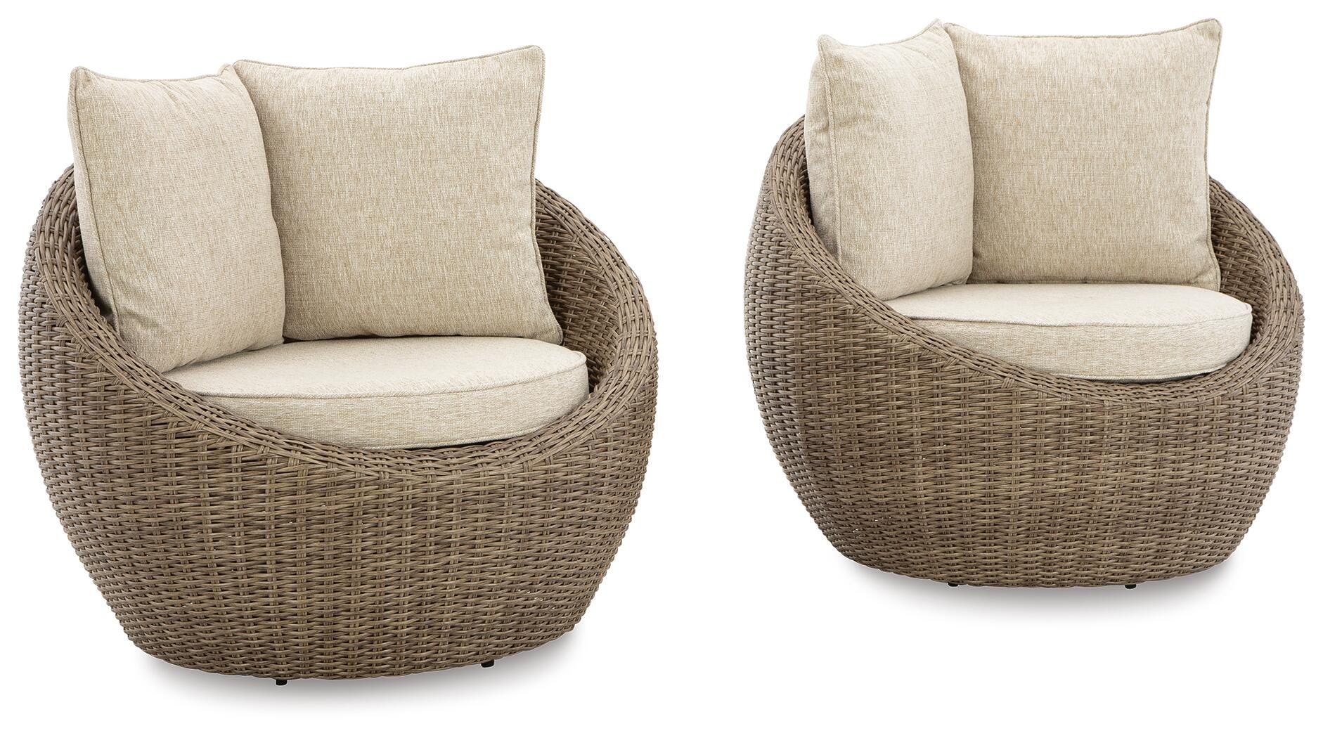 Danson Swivel Lounge with Cushion (Set of 2), , large