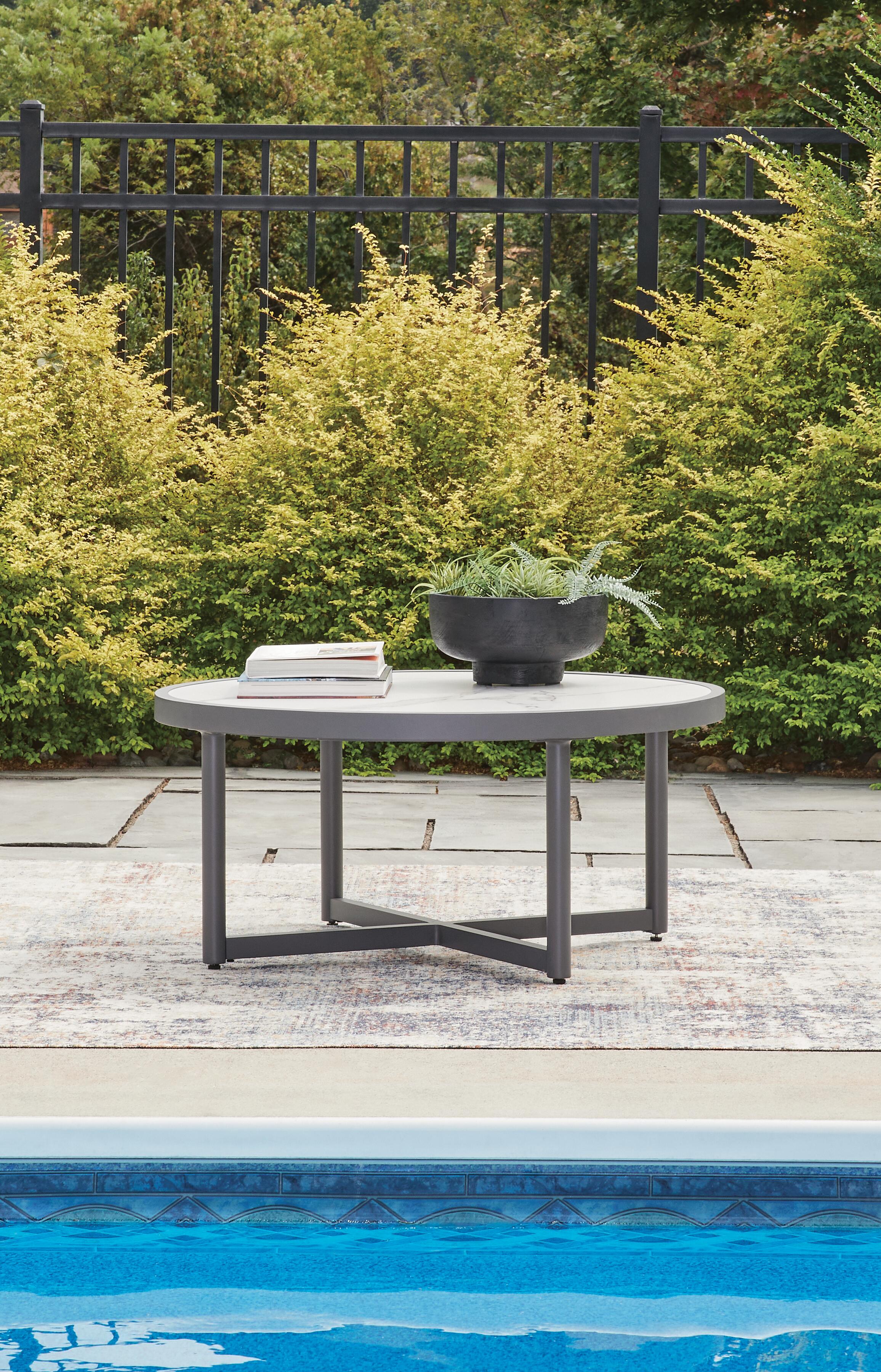 North Island Outdoor Sofa and Loveseat with Coffee Table, , large