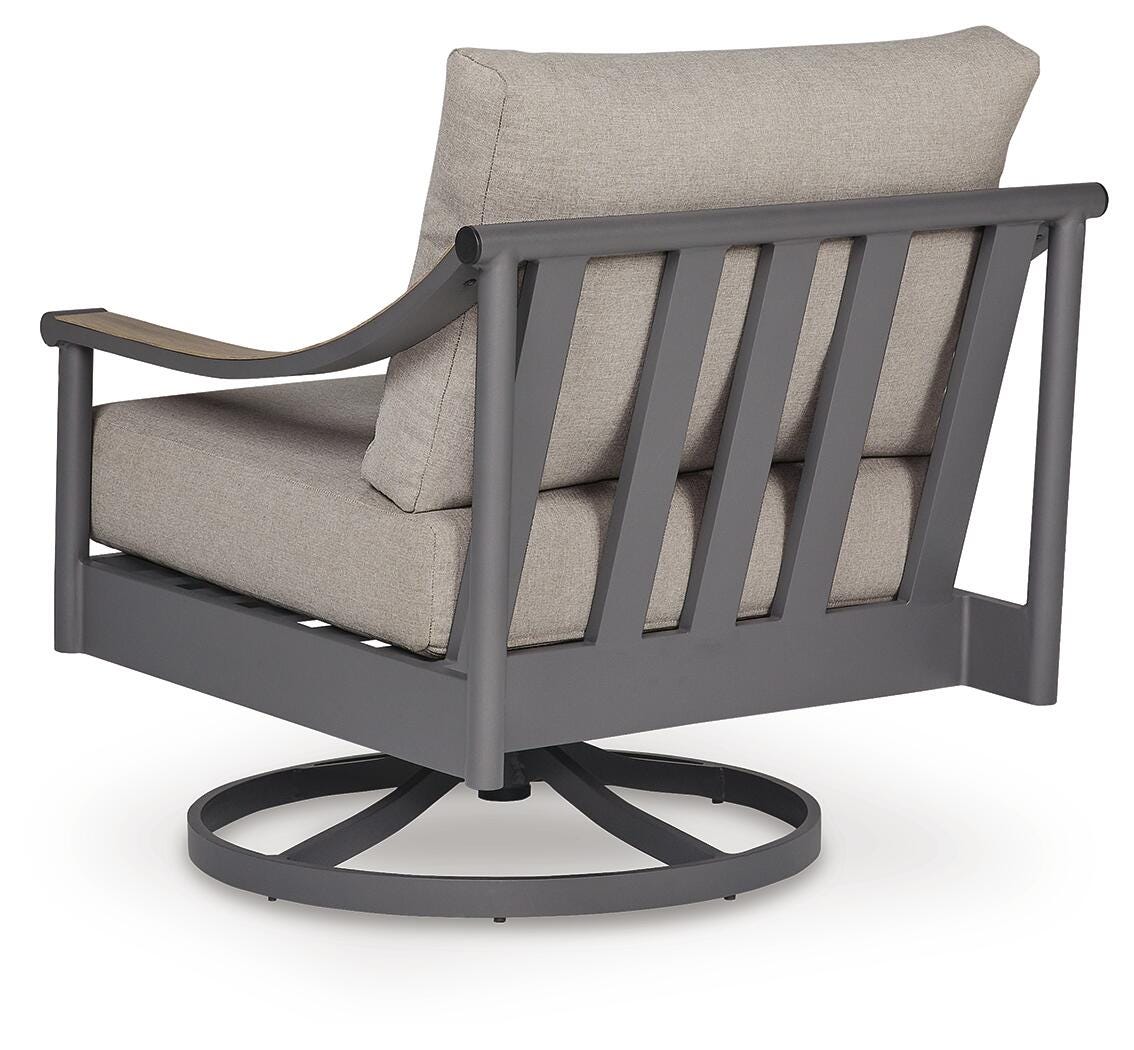 North Island Outdoor Swivel Lounge with Cushion - image 4
