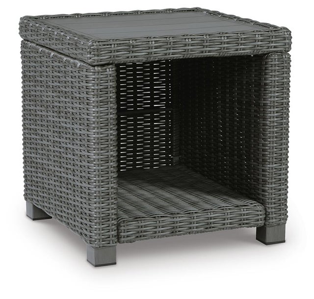 Elite Park Outdoor End Table, Gray