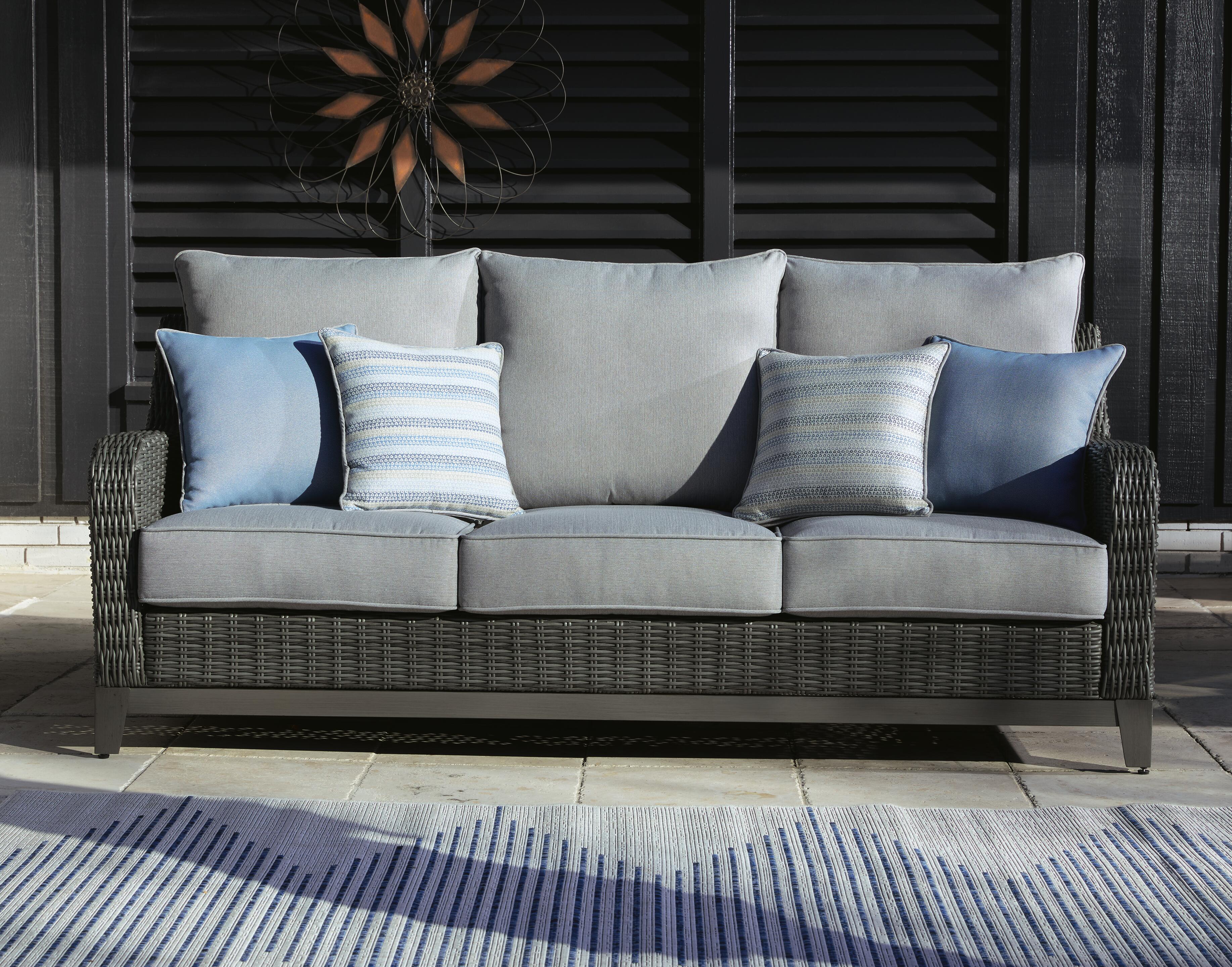 Elite Park Outdoor Sofa with Cushion, , large