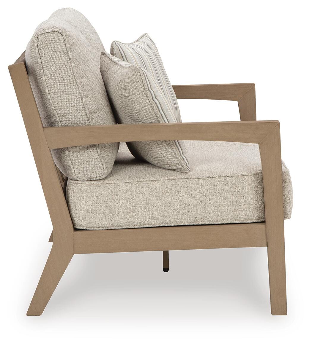 Hallow Creek Outdoor Loveseat with Cushion - image 4