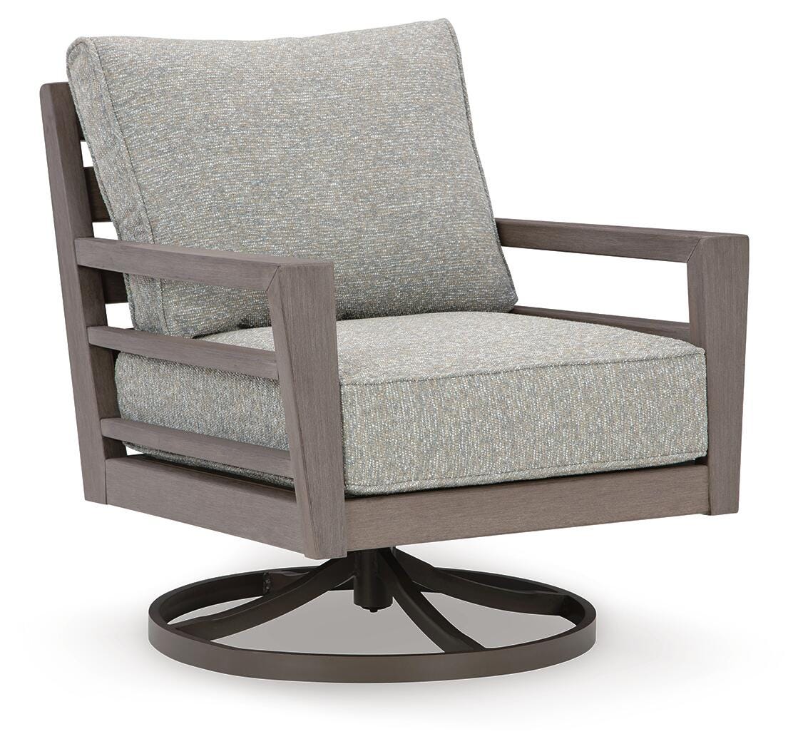 Hillside Barn Outdoor Swivel Lounge with Cushion - image 2