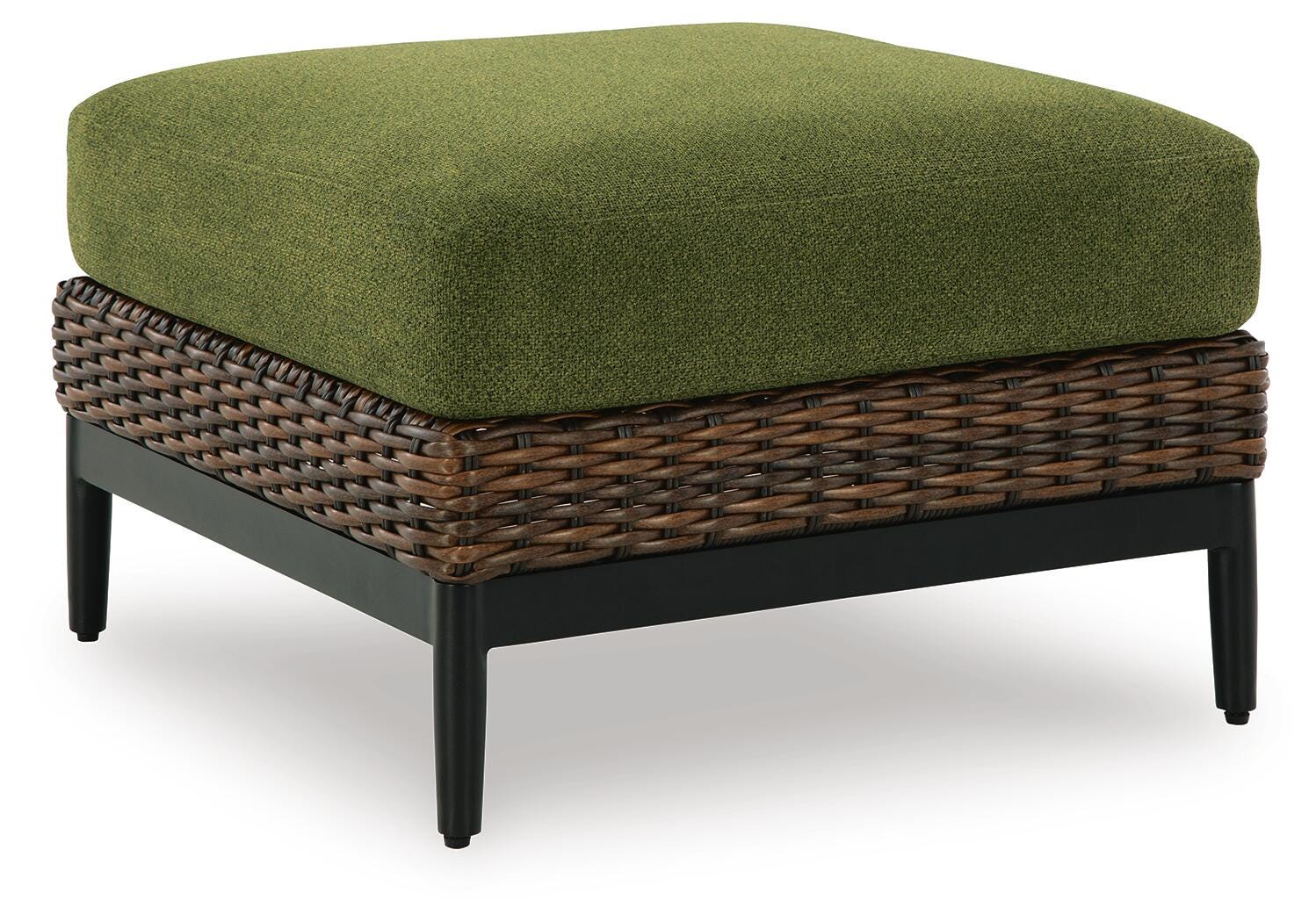 Horizon Hall Outdoor Ottoman with Cushion, , large